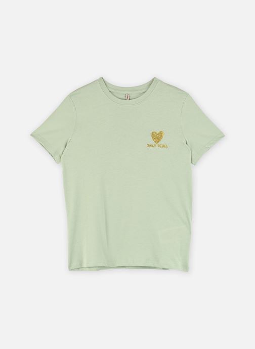 Kids Only T-shirts met korte mouwen Kogemma Life Reg S/S Girl Top Fr Jrs meisjes groen
