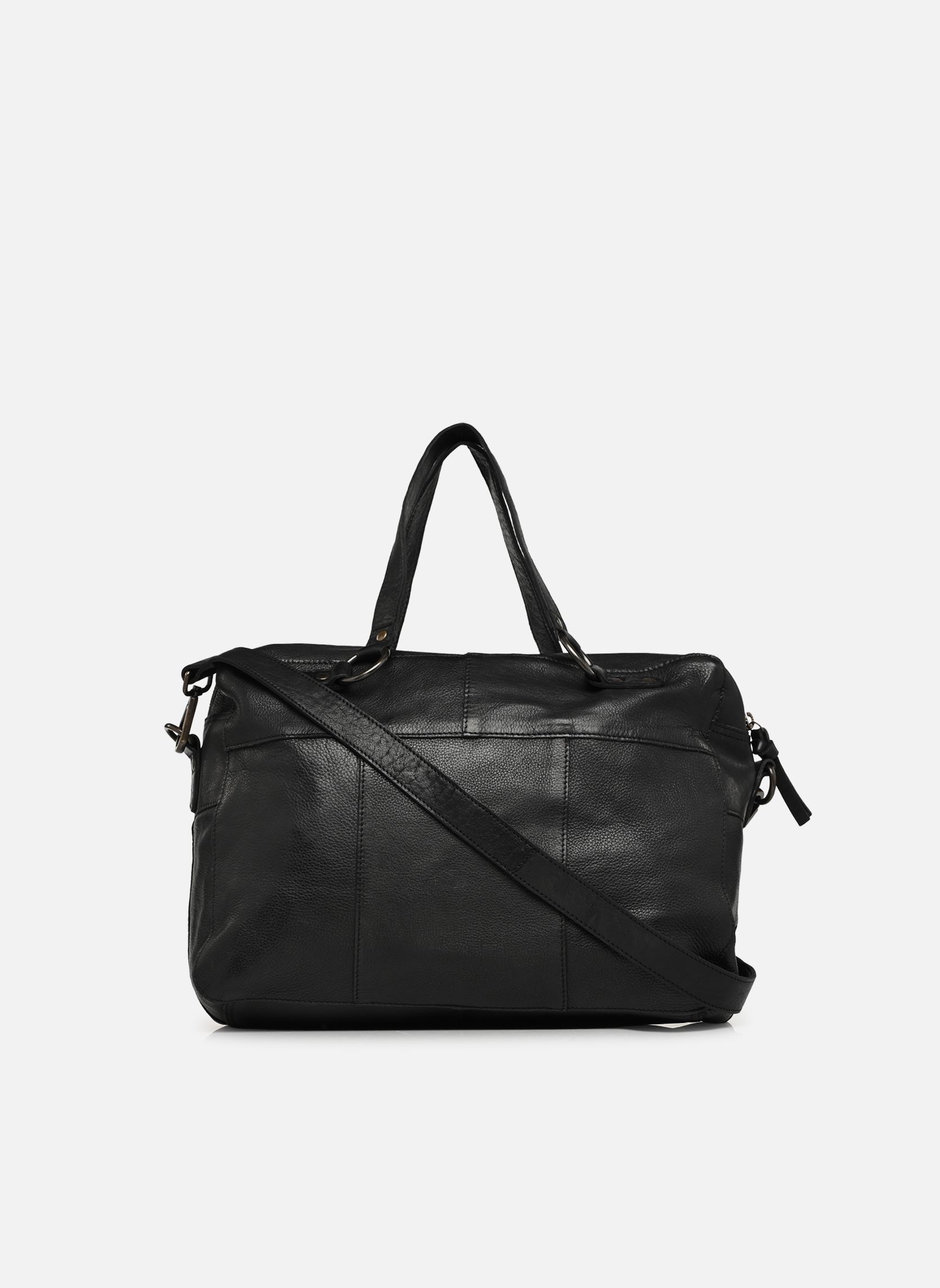 Sacs bandoulière PCFATIMA LEATHER BAG femme noir Pieces Sacs bandoulière PCFATIMA LEATHER BAG femme noir Black