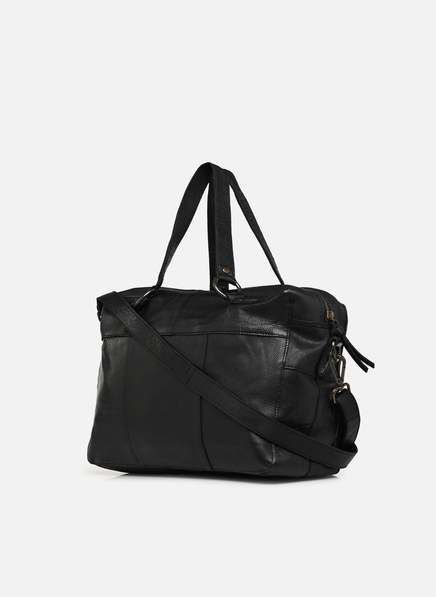 Sacs bandoulière PCFATIMA LEATHER BAG femme noir Pieces Sacs bandoulière PCFATIMA LEATHER BAG femme noir Black