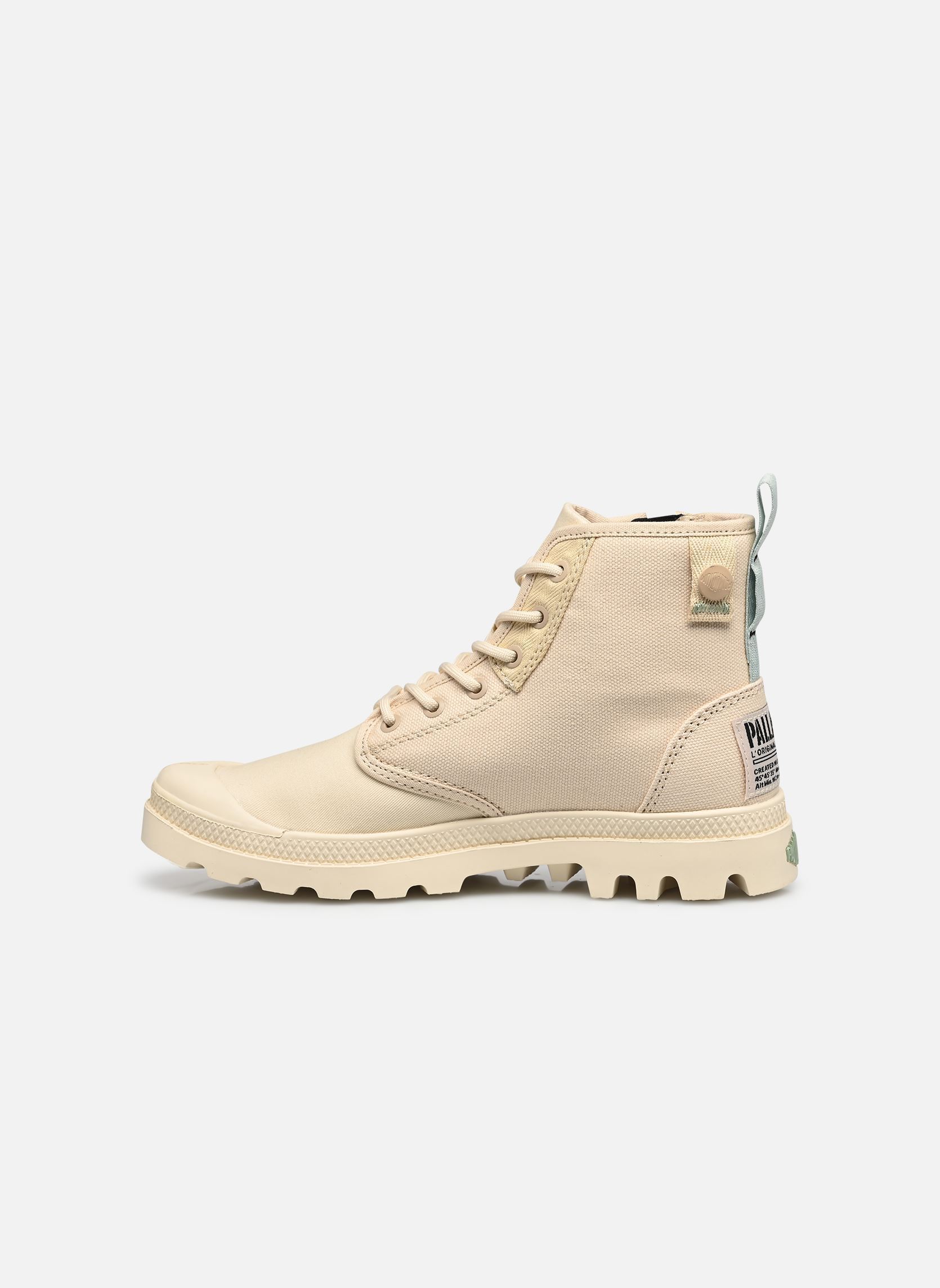 Leinen-Sneaker Pampa Detroit Zip Su W damen beige Palladium Leinen-Sneaker Pampa Detroit Zip Su W damen beige Tropisand/ Cream