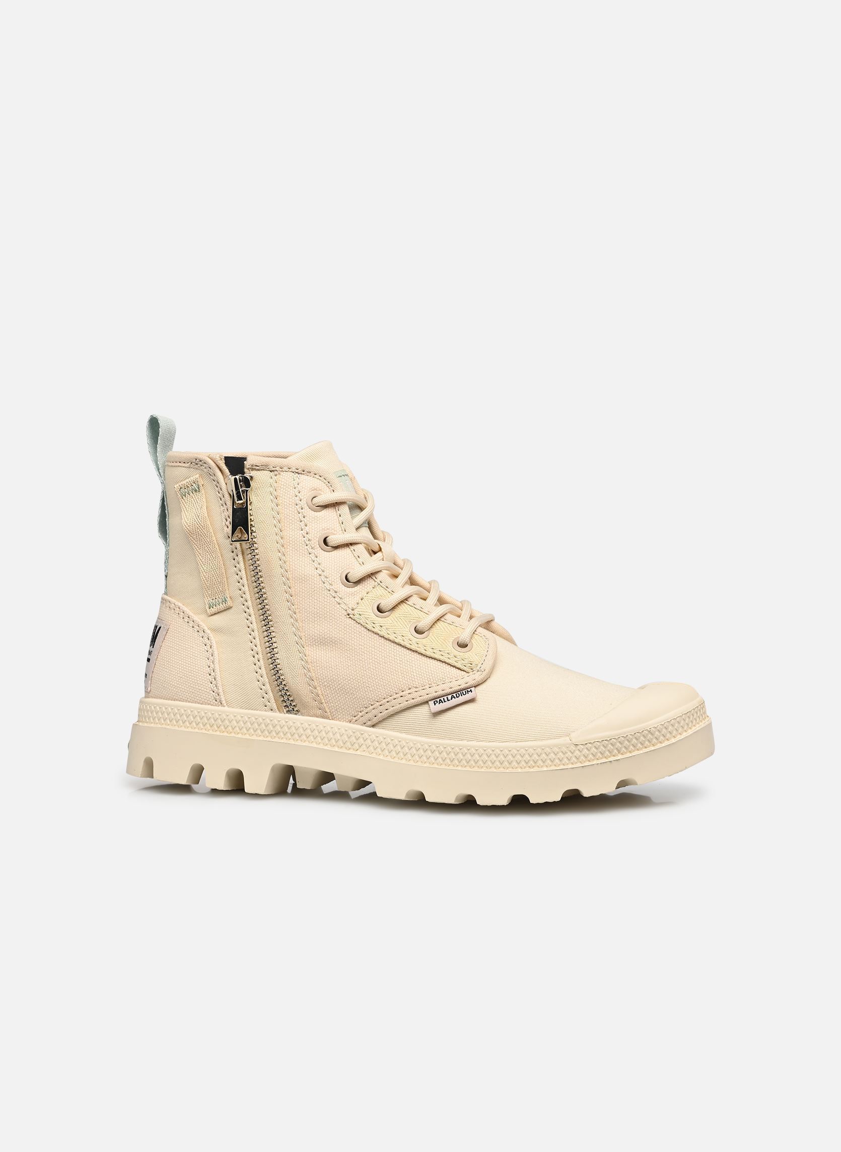 Leinen-Sneaker Pampa Detroit Zip Su W damen beige Palladium Leinen-Sneaker Pampa Detroit Zip Su W damen beige Tropisand/ Cream