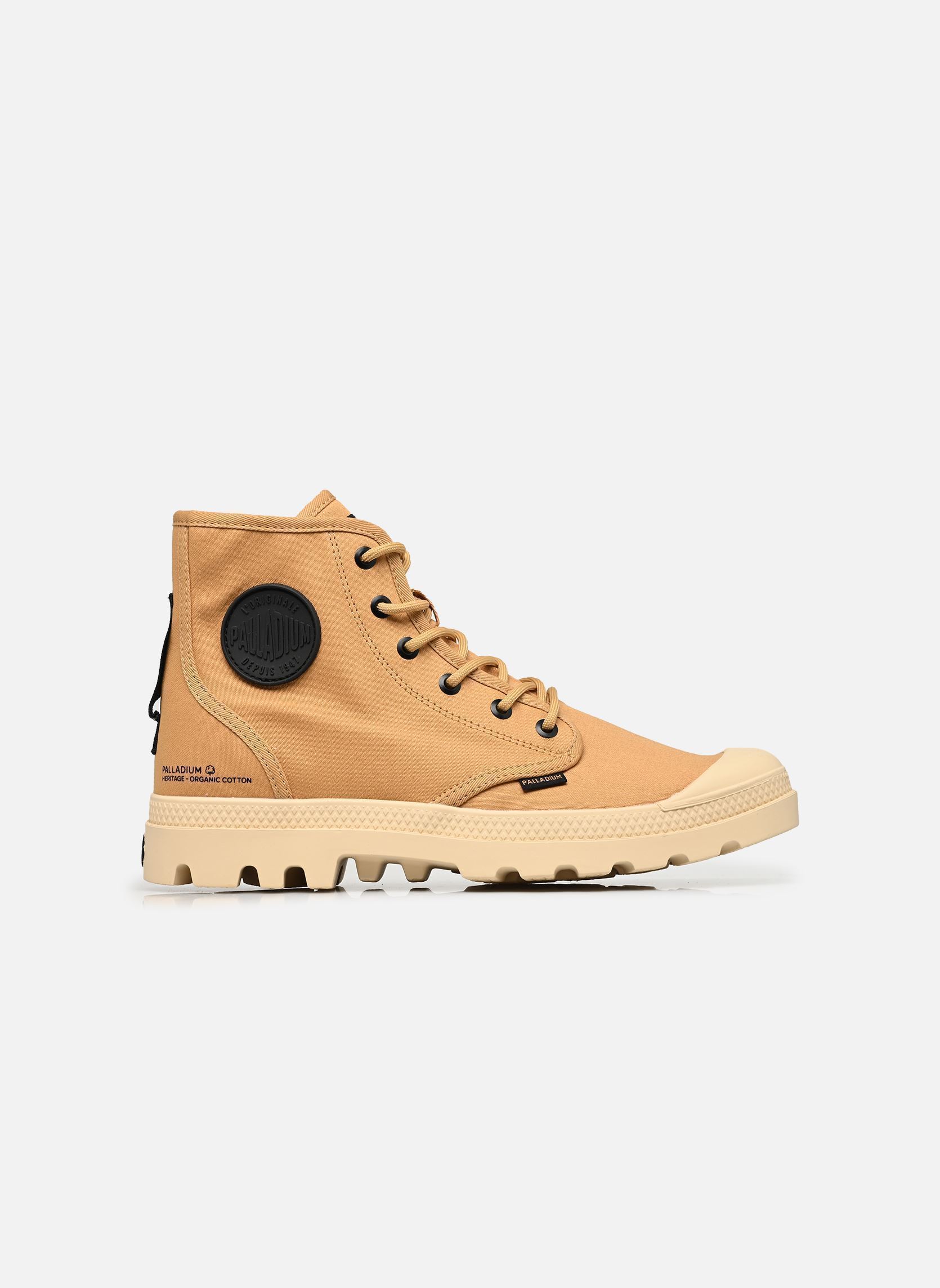 Baskets toile PAMPA HI HTG SUPPLY M homme beige Palladium Baskets toile PAMPA HI HTG SUPPLY M homme beige WOODLIN