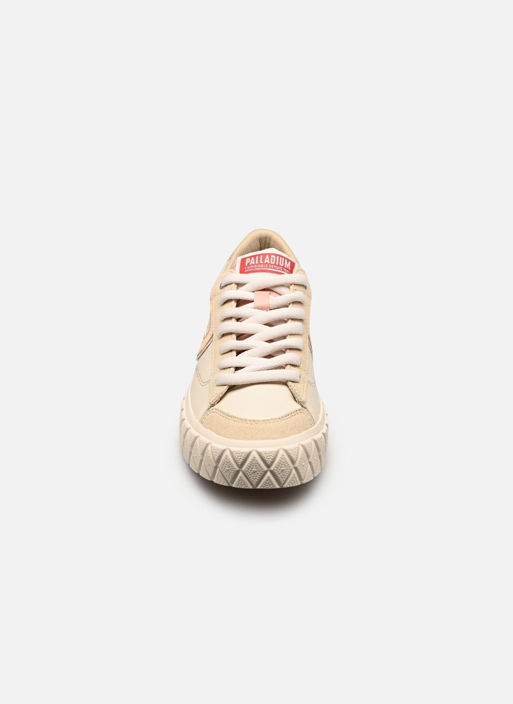 Lage sneakers Palla Ace Lo Mix Lth W dames beige Palladium Lage sneakers Palla Ace Lo Mix Lth W dames beige WHITECAP GRAY