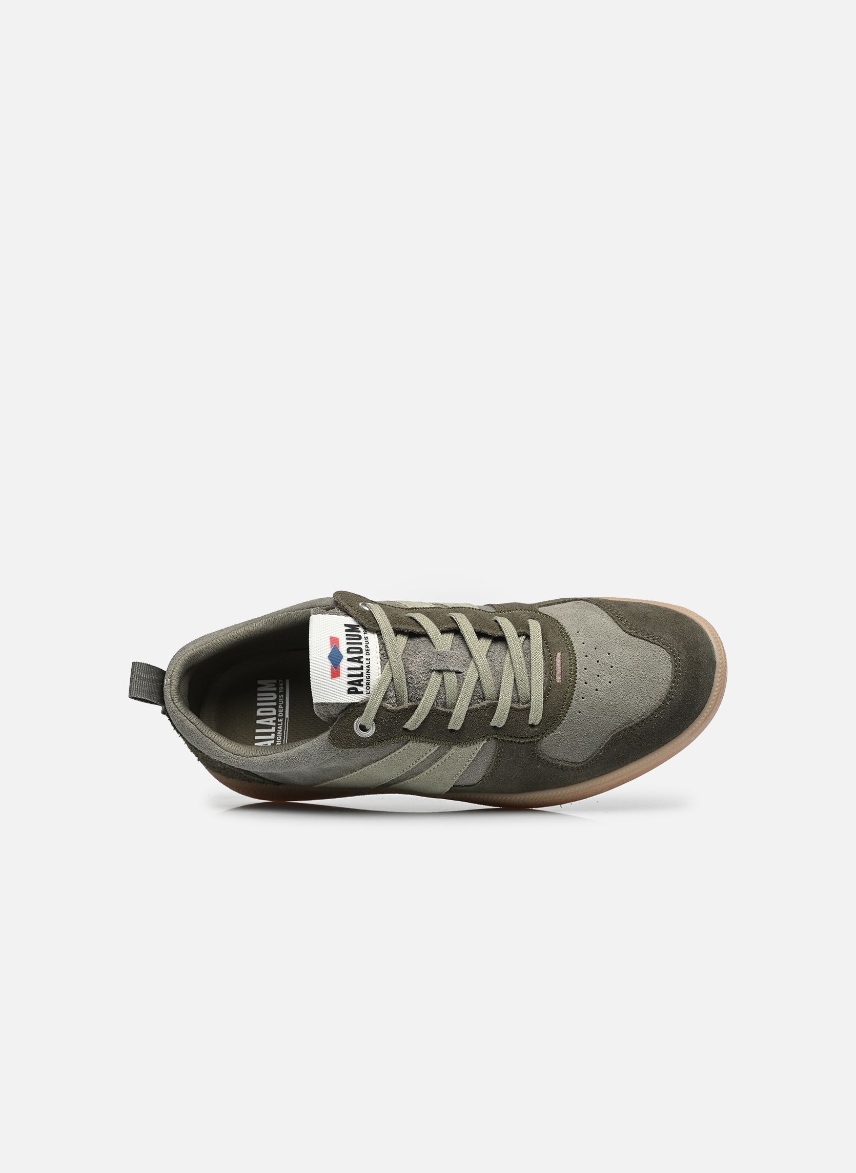 Baskets basses Pallacup Flame Sde M homme vert Palladium Baskets basses Pallacup Flame Sde M homme vert Olive Night/Vetiver