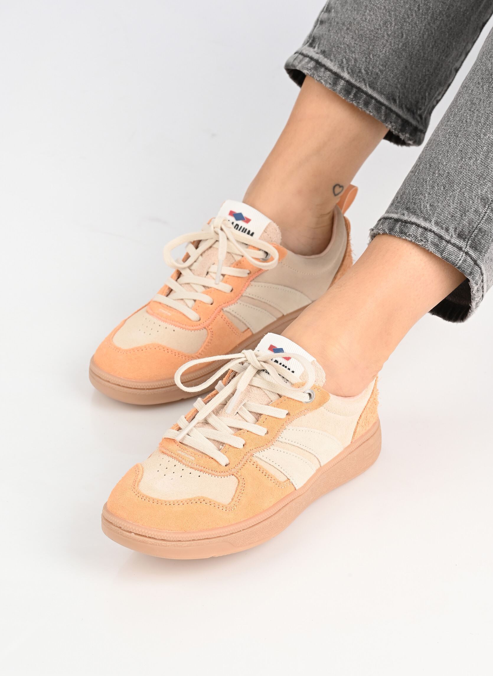 Niedrige Sneaker Pallacup Flame Sde W damen orange Palladium Niedrige Sneaker Pallacup Flame Sde W damen orange Crumble/Peaskin