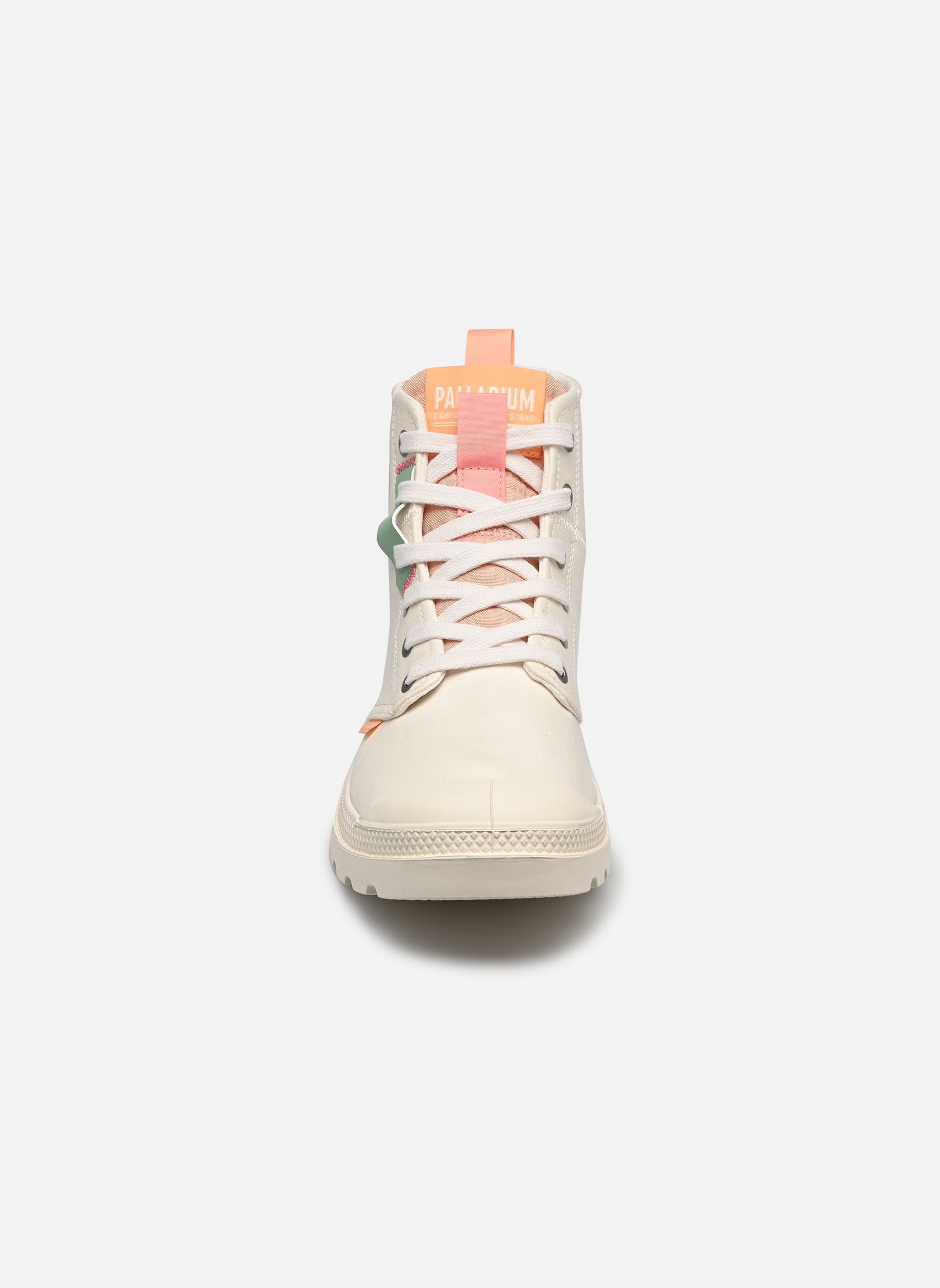 Leinen-Sneaker Pampa Hi Urban Layer W damen weiß Palladium Leinen-Sneaker Pampa Hi Urban Layer W damen weiß Cream white