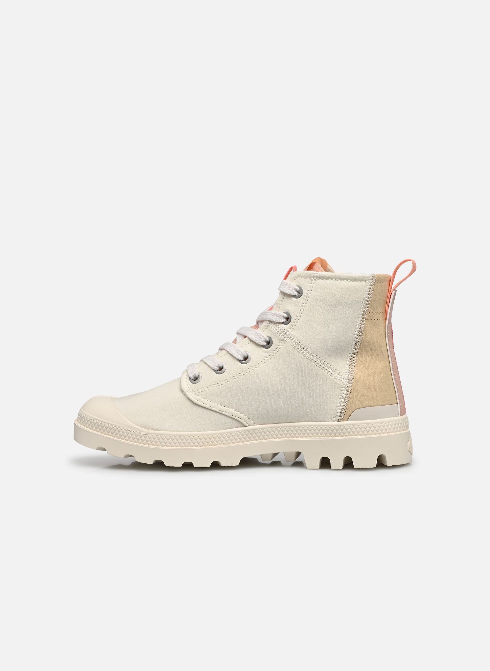 Leinen-Sneaker Pampa Hi Urban Layer W damen weiß Palladium Leinen-Sneaker Pampa Hi Urban Layer W damen weiß Cream white