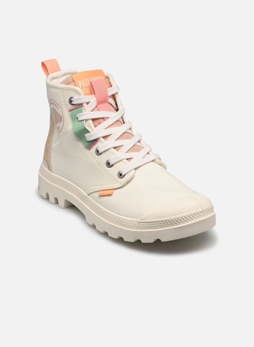 Palladium Baskets toile Pampa Hi Urban Layer W femme blanc
