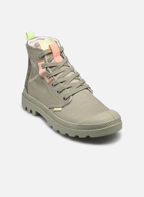 Palladium Baskets toile Pampa Hi Urban Layer W femme vert
