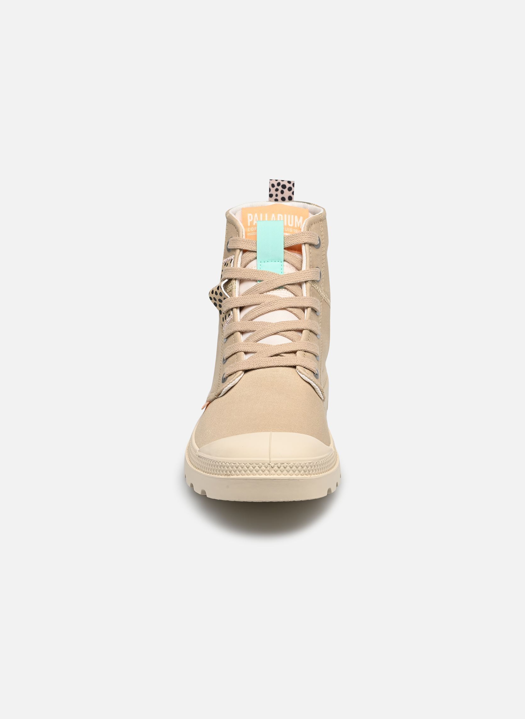 Leinen-Sneaker Pampa Hi Urban Layer W damen beige Palladium Leinen-Sneaker Pampa Hi Urban Layer W damen beige Pilat