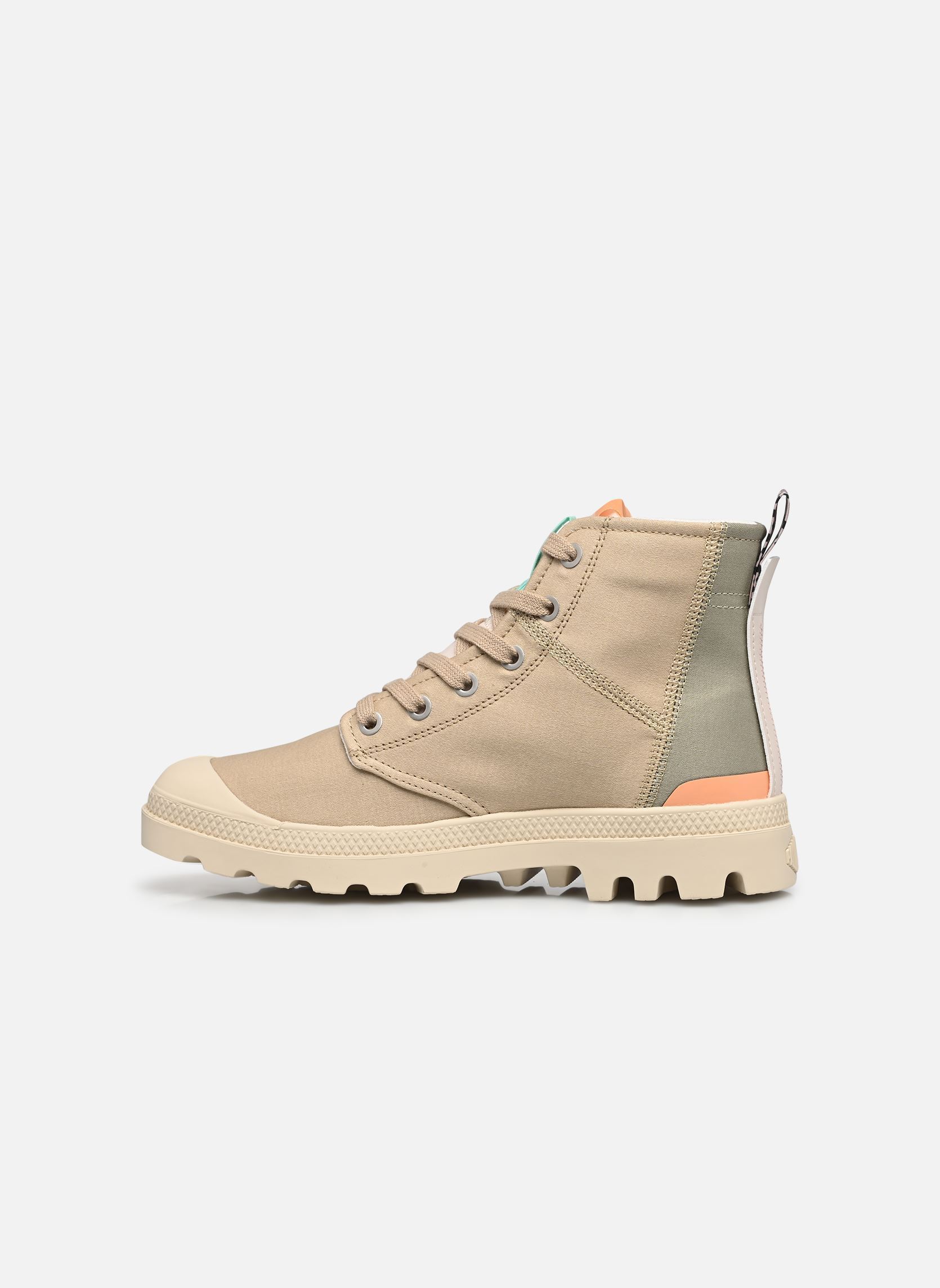Leinen-Sneaker Pampa Hi Urban Layer W damen beige Palladium Leinen-Sneaker Pampa Hi Urban Layer W damen beige Pilat