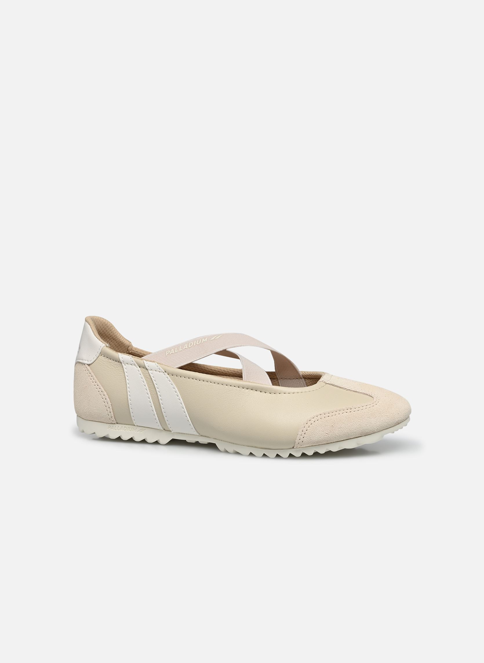 Klassische Ballerinas Racer Ballerina Lth damen beige Palladium Klassische Ballerinas Racer Ballerina Lth damen beige WHITECAP GRAY