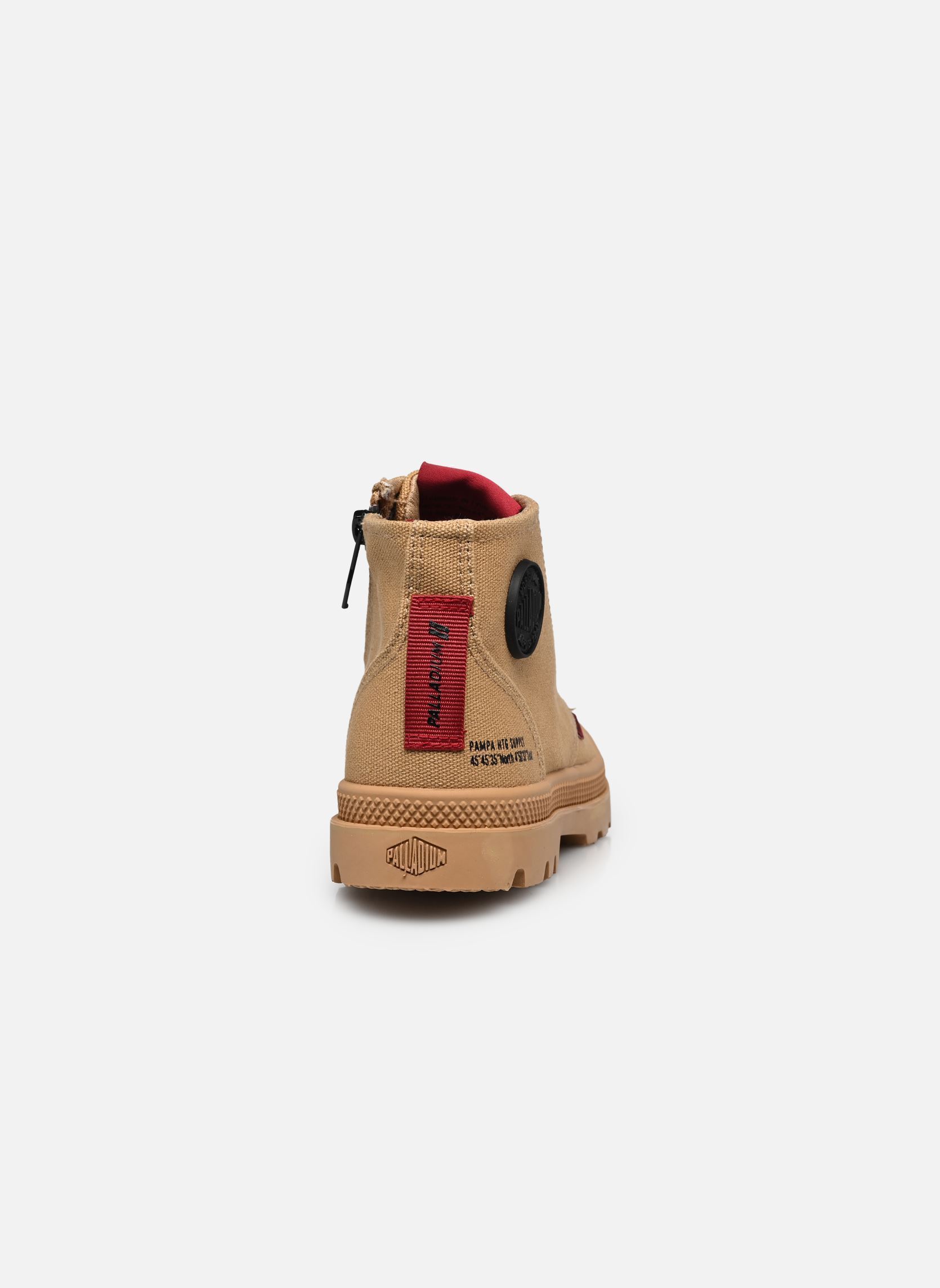 Baskets hautes Pampa Hi Kids marron Palladium Baskets hautes Pampa Hi Kids marron Woodlin Mono