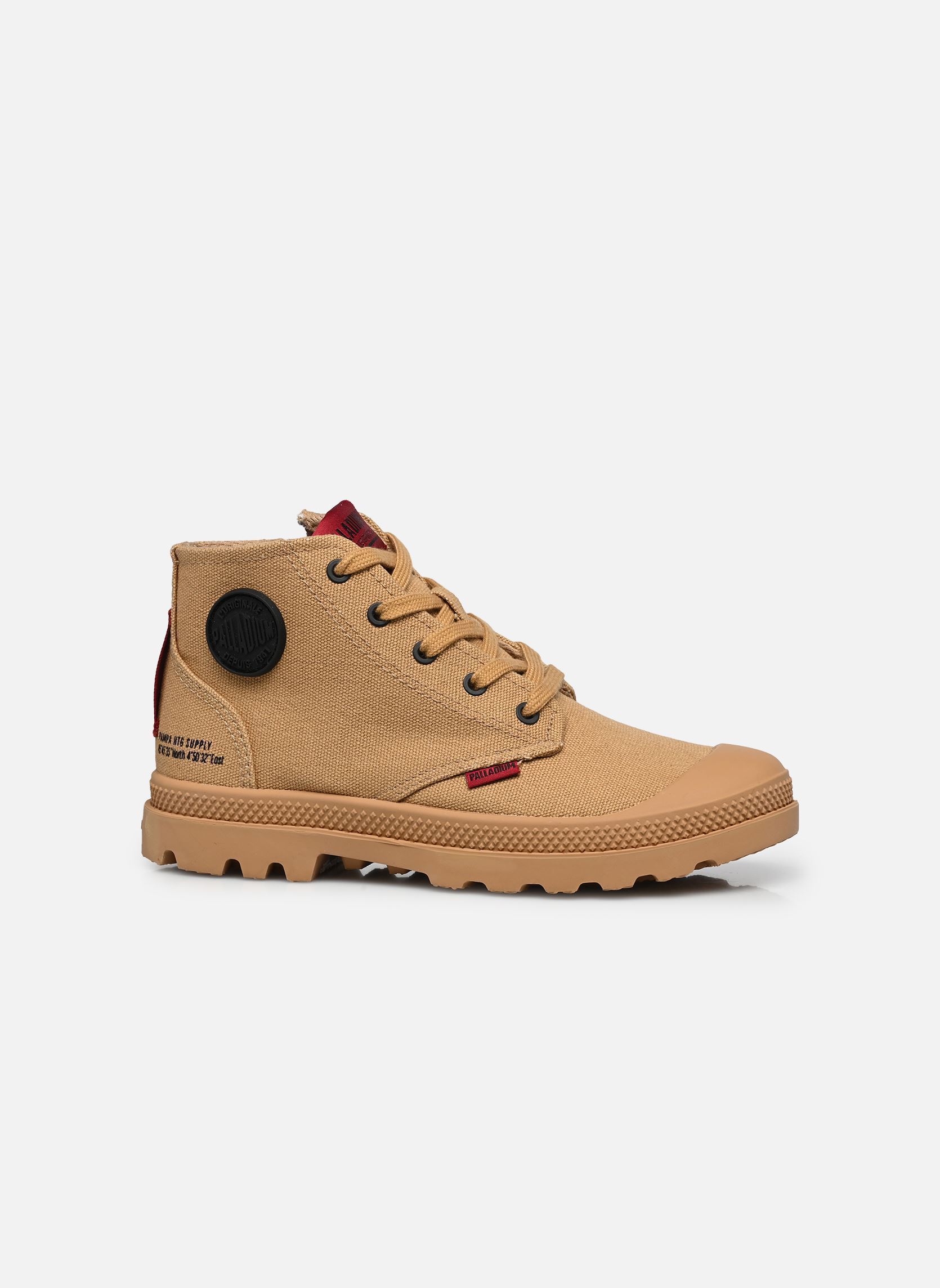 Baskets hautes Pampa Hi Kids marron Palladium Baskets hautes Pampa Hi Kids marron Woodlin Mono