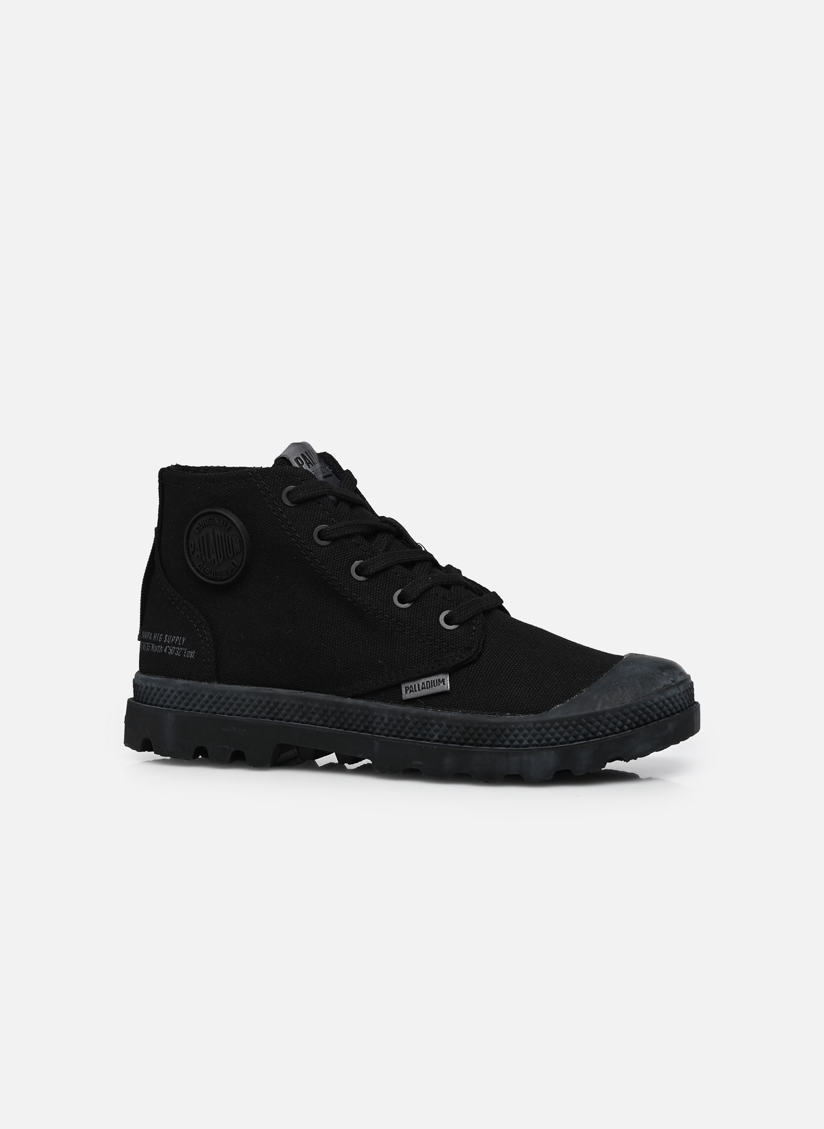 Baskets hautes Pampa Hi Kids garçon noir Palladium Baskets hautes Pampa Hi Kids garçon noir Black mono