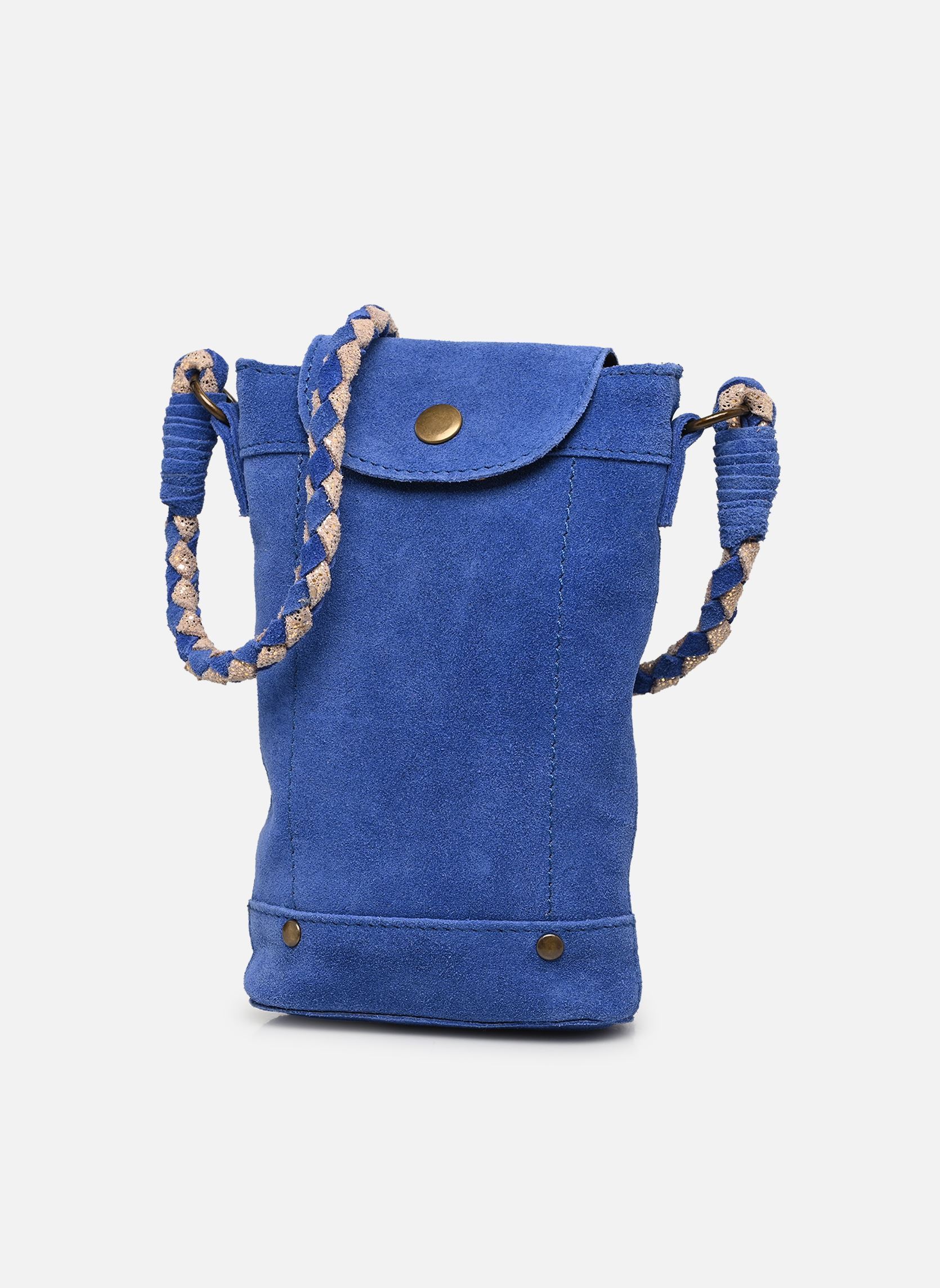 Sacs bandoulière PCBRIANNA SUEDE PHONEBAG FC femme bleu Pieces Sacs bandoulière PCBRIANNA SUEDE PHONEBAG FC femme bleu Blue Indigo