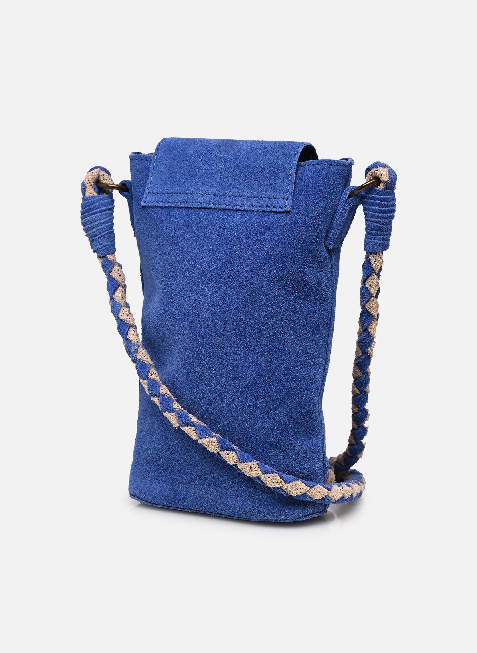 Sacs bandoulière PCBRIANNA SUEDE PHONEBAG FC femme bleu Pieces Sacs bandoulière PCBRIANNA SUEDE PHONEBAG FC femme bleu Blue Indigo