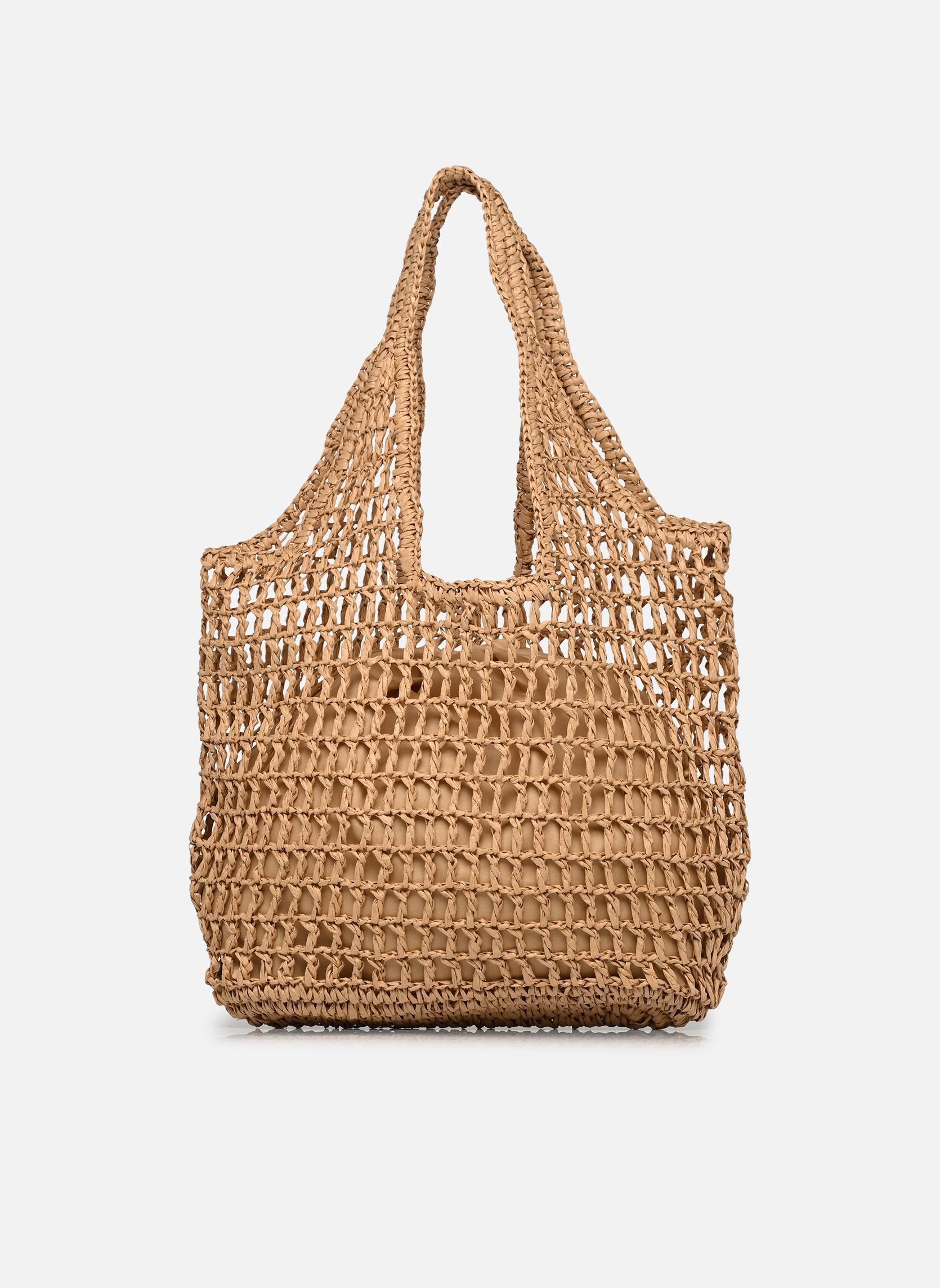 Taschen PCKAMILLE SHOPPER damen beige Pieces Taschen PCKAMILLE SHOPPER damen beige NATURE