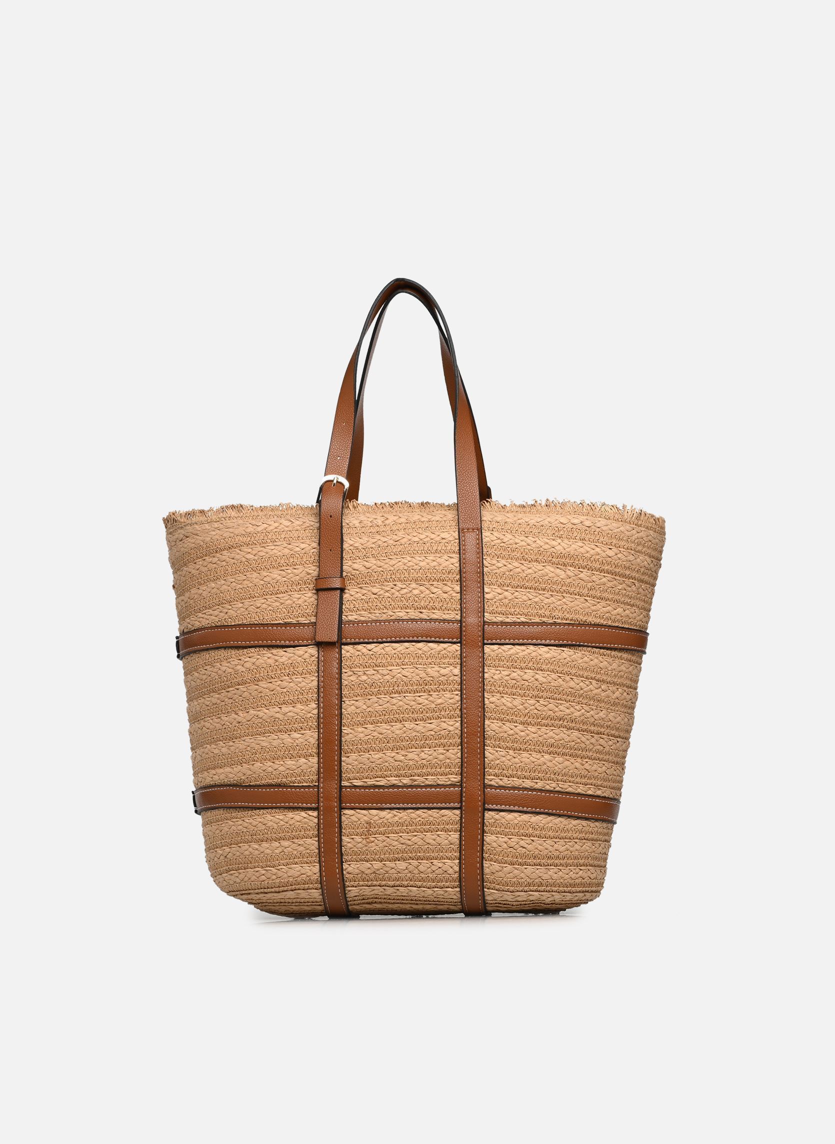 Körbe PCKIRSTINE SHOPPER damen beige Pieces Körbe PCKIRSTINE SHOPPER damen beige NATURE