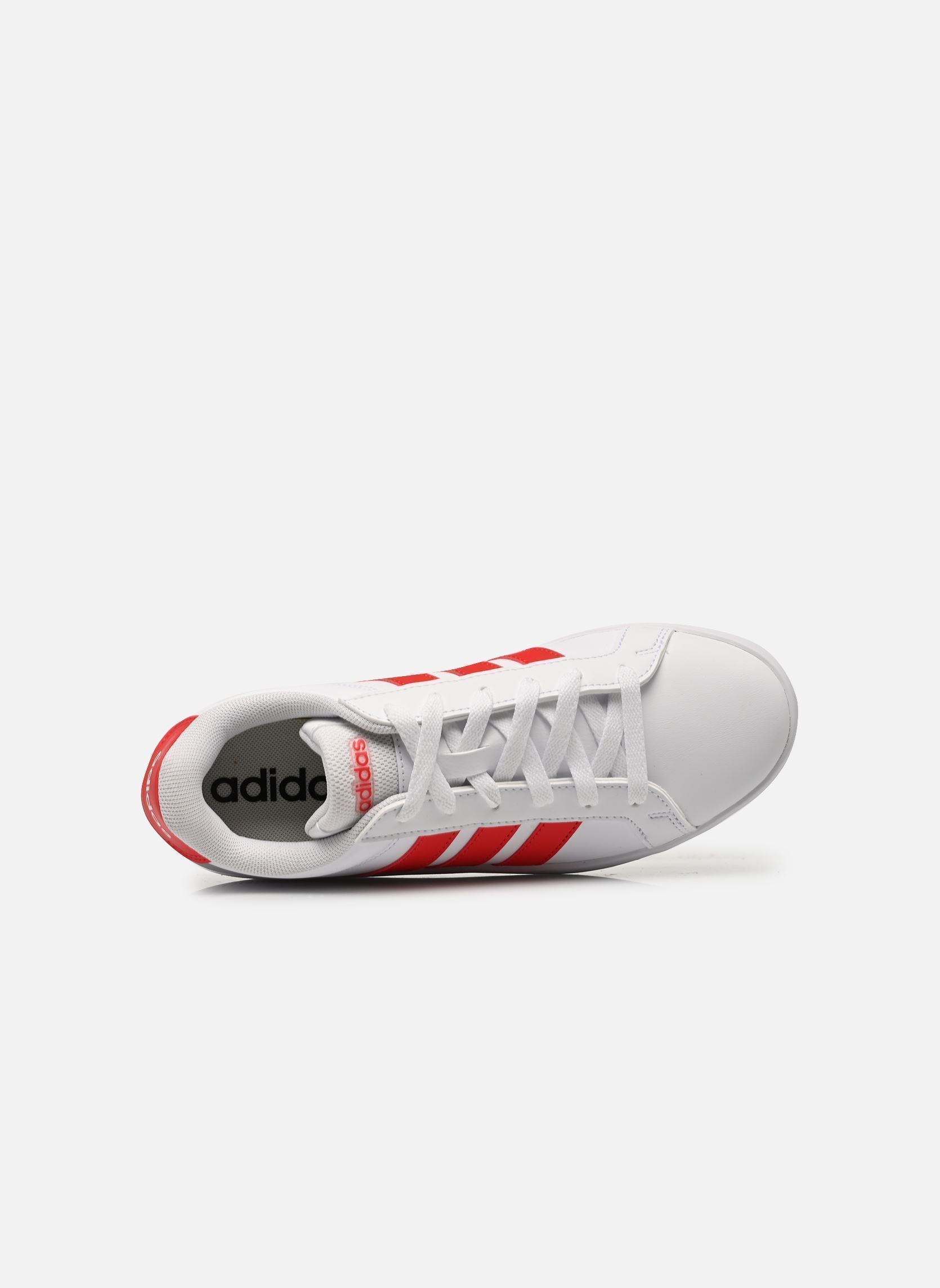 Baskets GRAND COURT 3.0 J garçon blanc adidas sportswear Baskets GRAND COURT 3.0 J garçon blanc FTWWHT/PURRUB/PURRUB