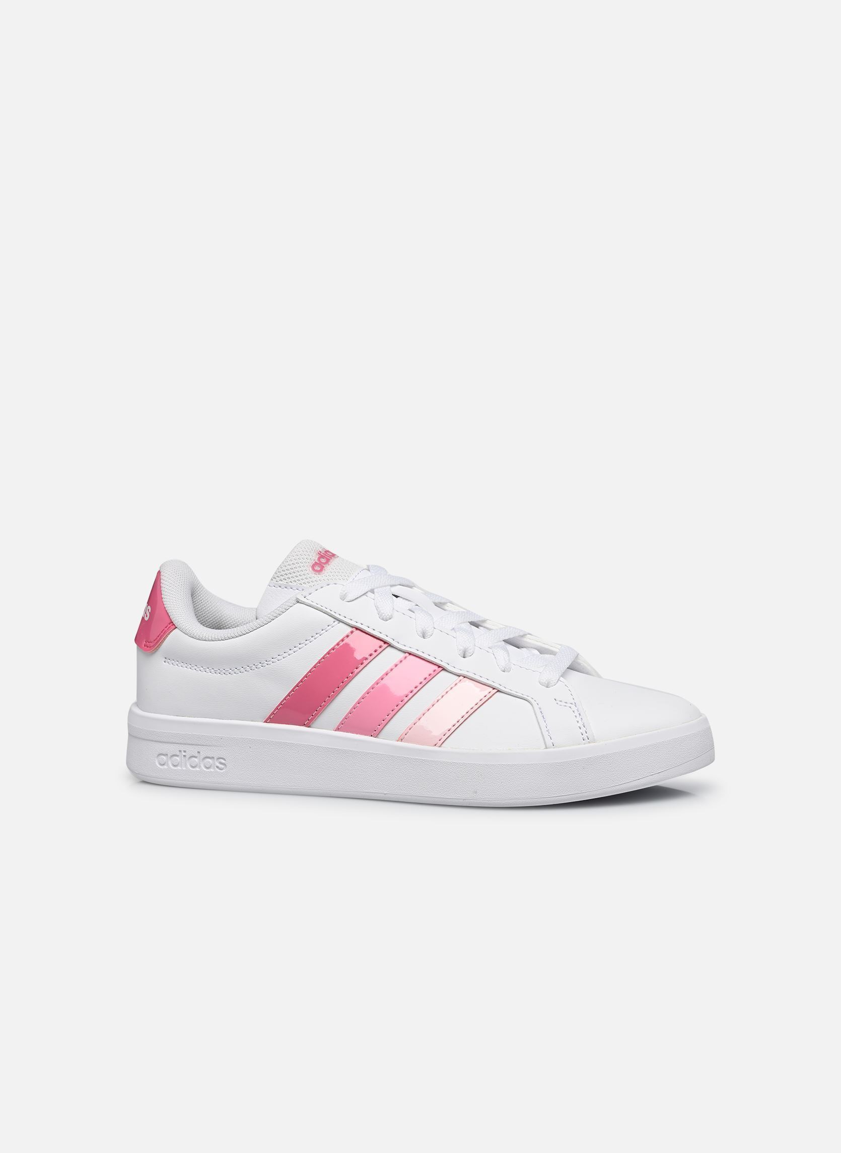 Baskets GRAND COURT 3.0 J fille blanc adidas sportswear Baskets GRAND COURT 3.0 J fille blanc FTWWHT/PNKFUS/BLIPNK