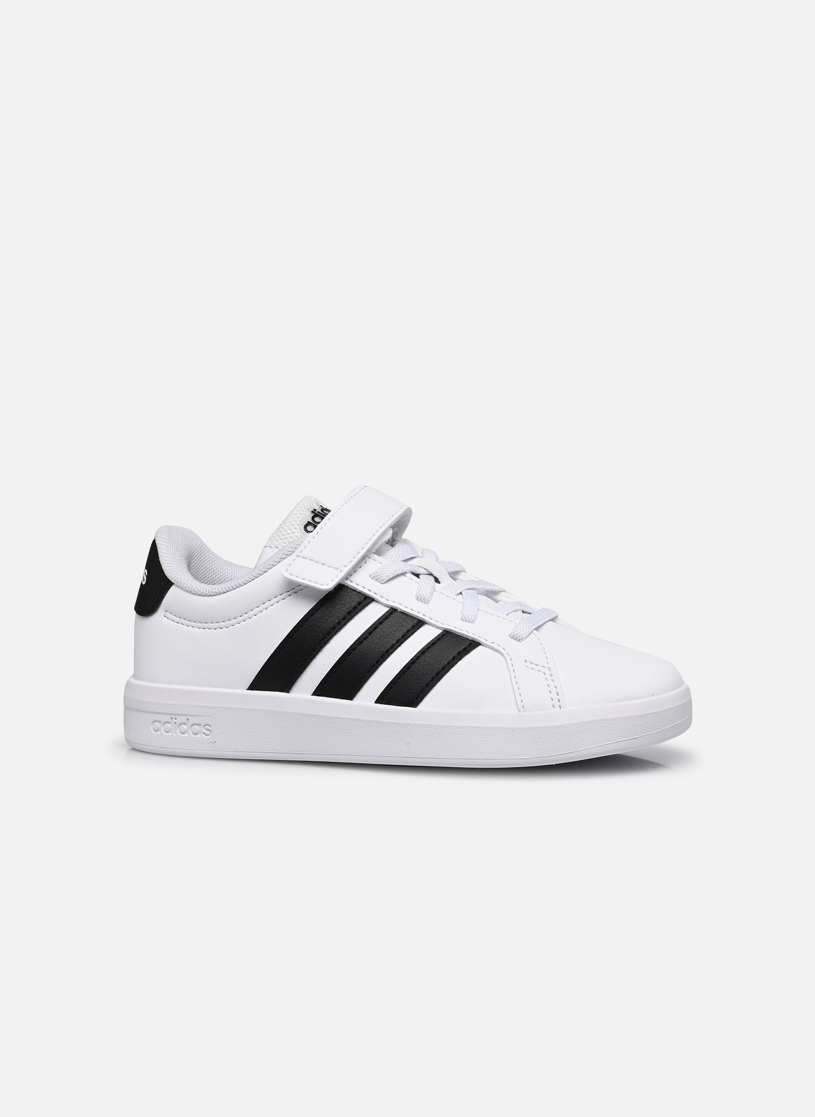 Baskets GRAND COURT 3.0 EL garçon blanc adidas sportswear Baskets GRAND COURT 3.0 EL garçon blanc FTWWHT/CBLACK/FTWWHT