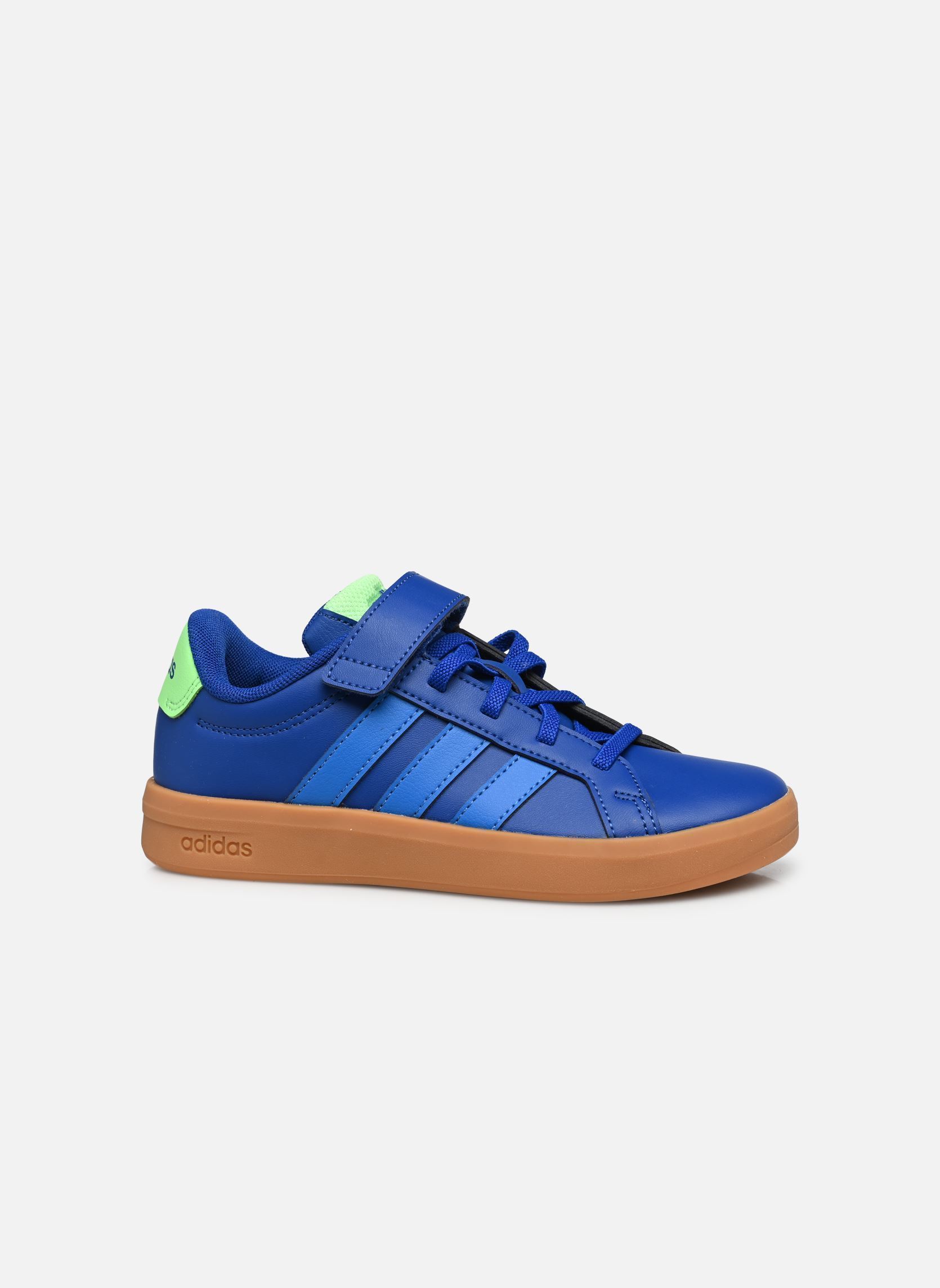 Zapatillas GRAND COURT 3.0 EL niño azul adidas sportswear Zapatillas GRAND COURT 3.0 EL niño azul ROYBLU/RAYBLU/LIMBUR