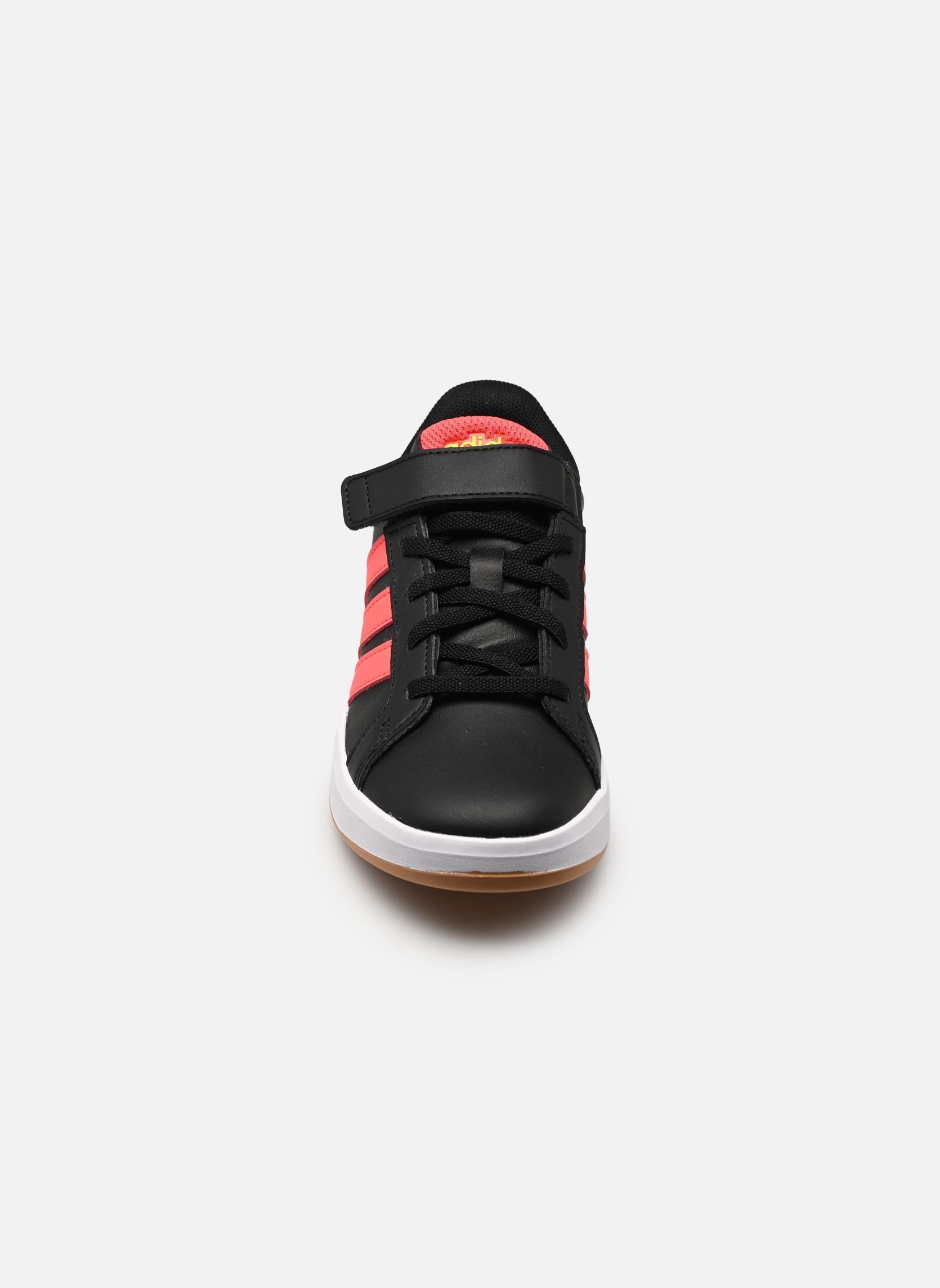 Baskets GRAND COURT 3.0 EL garçon noir adidas sportswear Baskets GRAND COURT 3.0 EL garçon noir CBLACK/LUCRED/LUCLEM