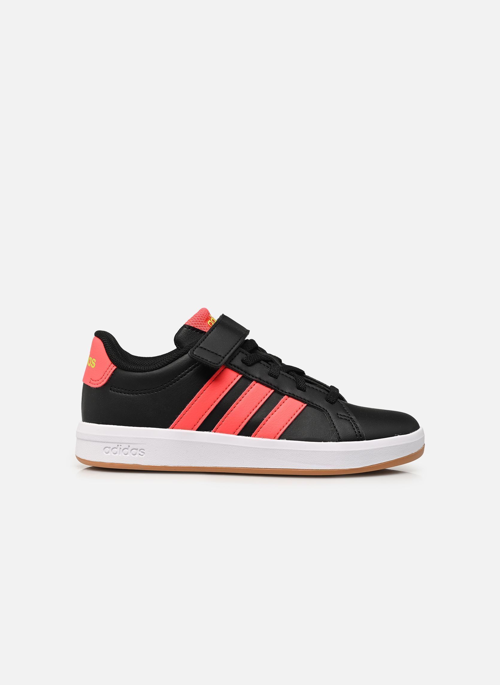 Baskets GRAND COURT 3.0 EL garçon noir adidas sportswear Baskets GRAND COURT 3.0 EL garçon noir CBLACK/LUCRED/LUCLEM