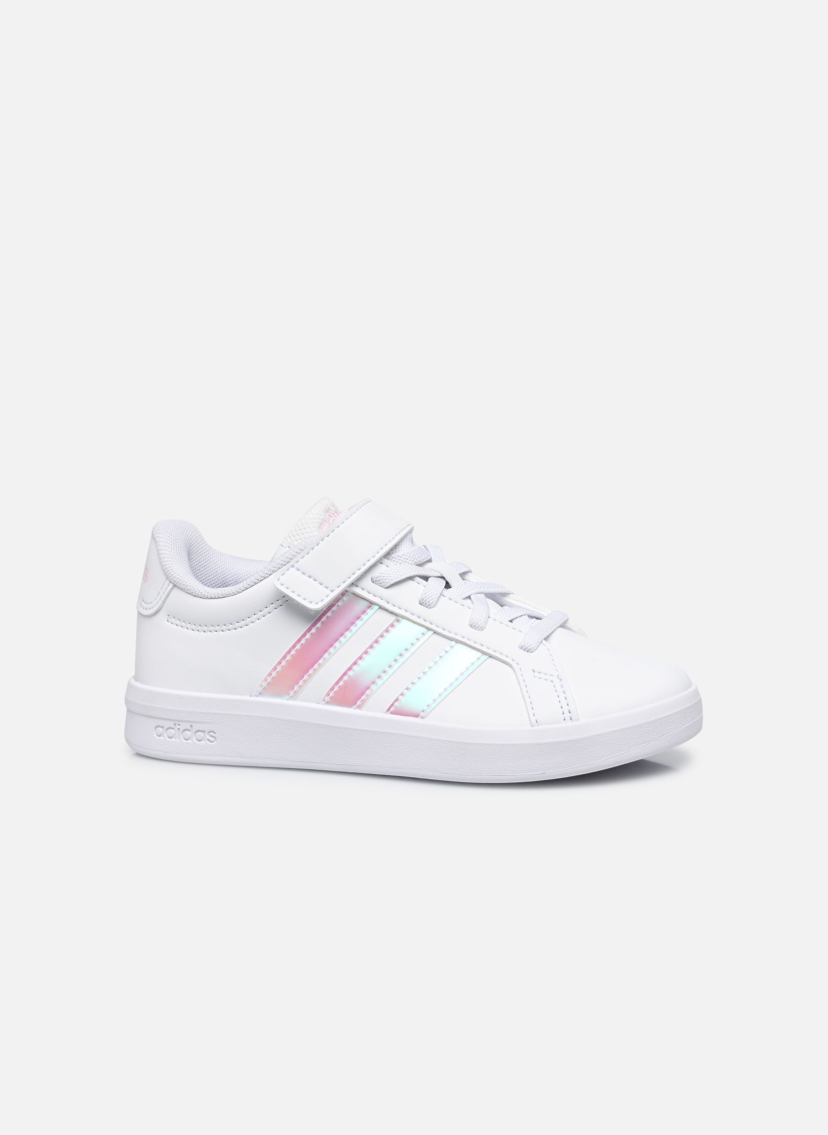 Baskets GRAND COURT 3.0 EL fille blanc adidas sportswear Baskets GRAND COURT 3.0 EL fille blanc FTWWHT/IRIDES/FTWWHT