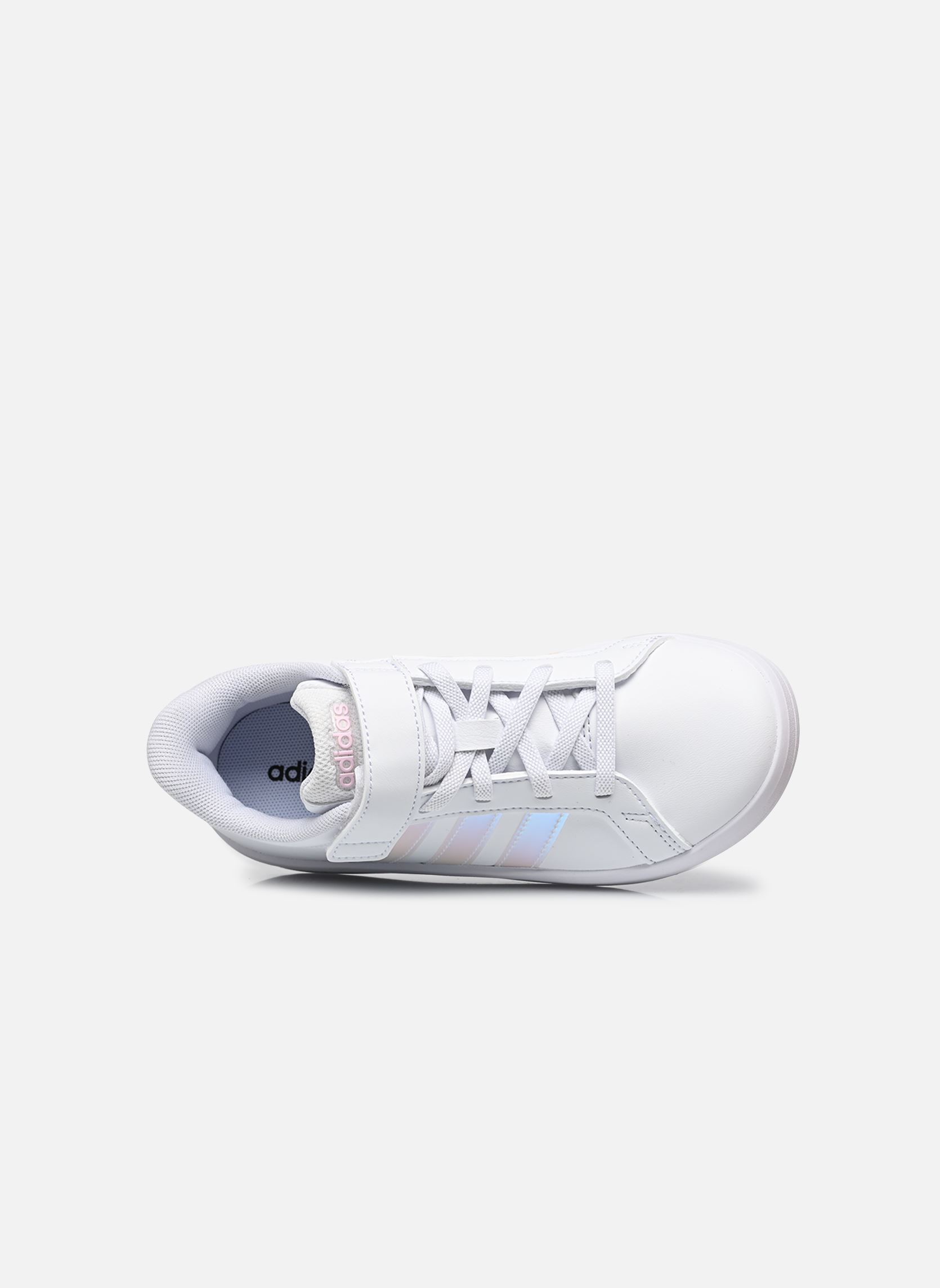 Baskets GRAND COURT 3.0 EL fille blanc adidas sportswear Baskets GRAND COURT 3.0 EL fille blanc FTWWHT/IRIDES/FTWWHT