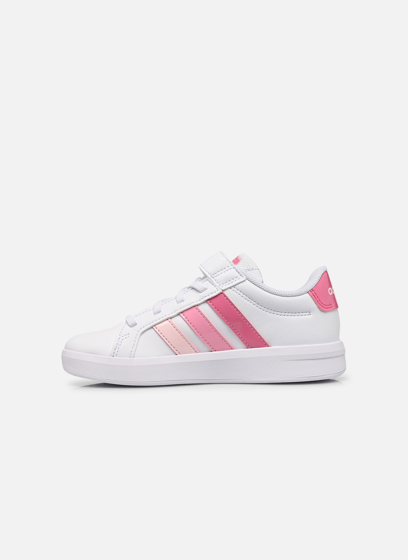 Baskets GRAND COURT 3.0 EL fille blanc adidas sportswear Baskets GRAND COURT 3.0 EL fille blanc FTWWHT/PNKFUS/BLIPNK