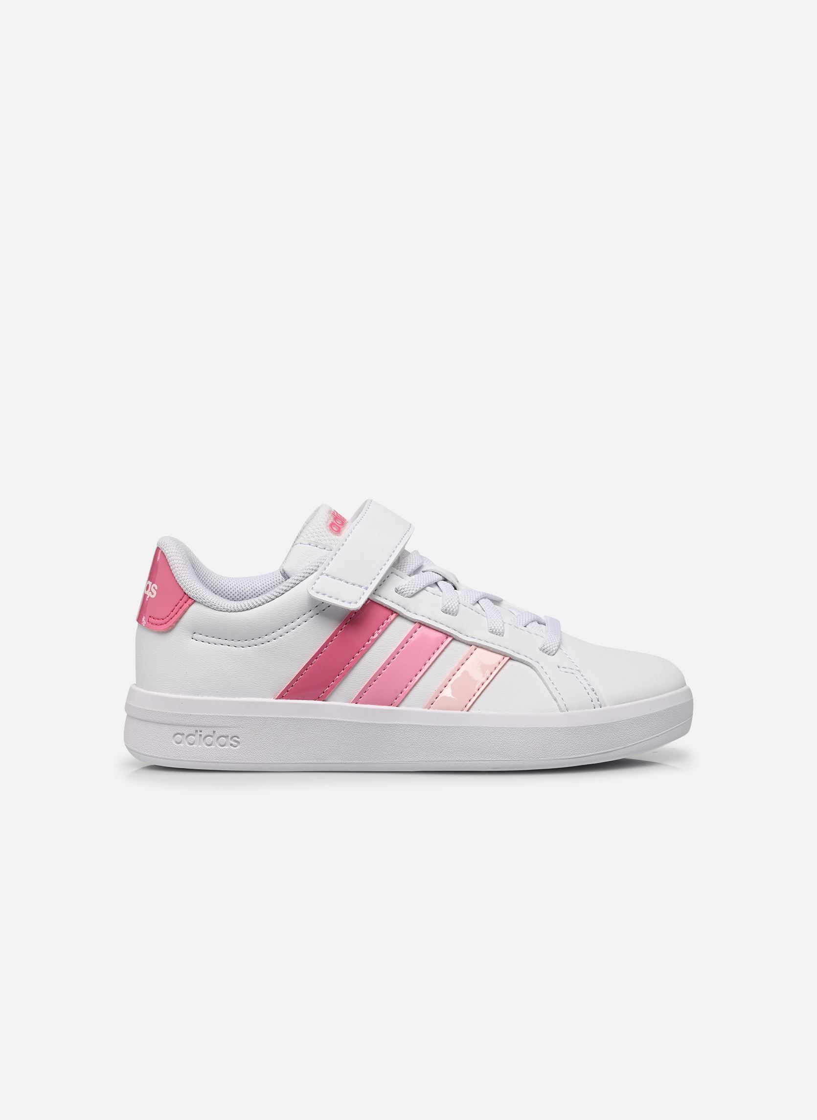Baskets GRAND COURT 3.0 EL fille blanc adidas sportswear Baskets GRAND COURT 3.0 EL fille blanc FTWWHT/PNKFUS/BLIPNK