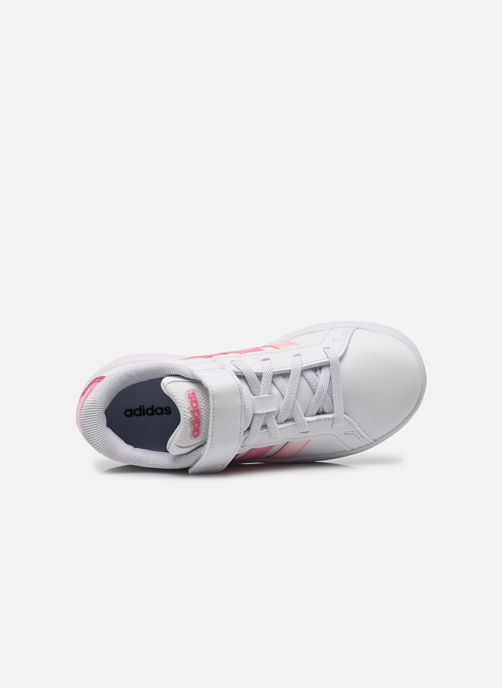 Baskets GRAND COURT 3.0 EL fille blanc adidas sportswear Baskets GRAND COURT 3.0 EL fille blanc FTWWHT/PNKFUS/BLIPNK