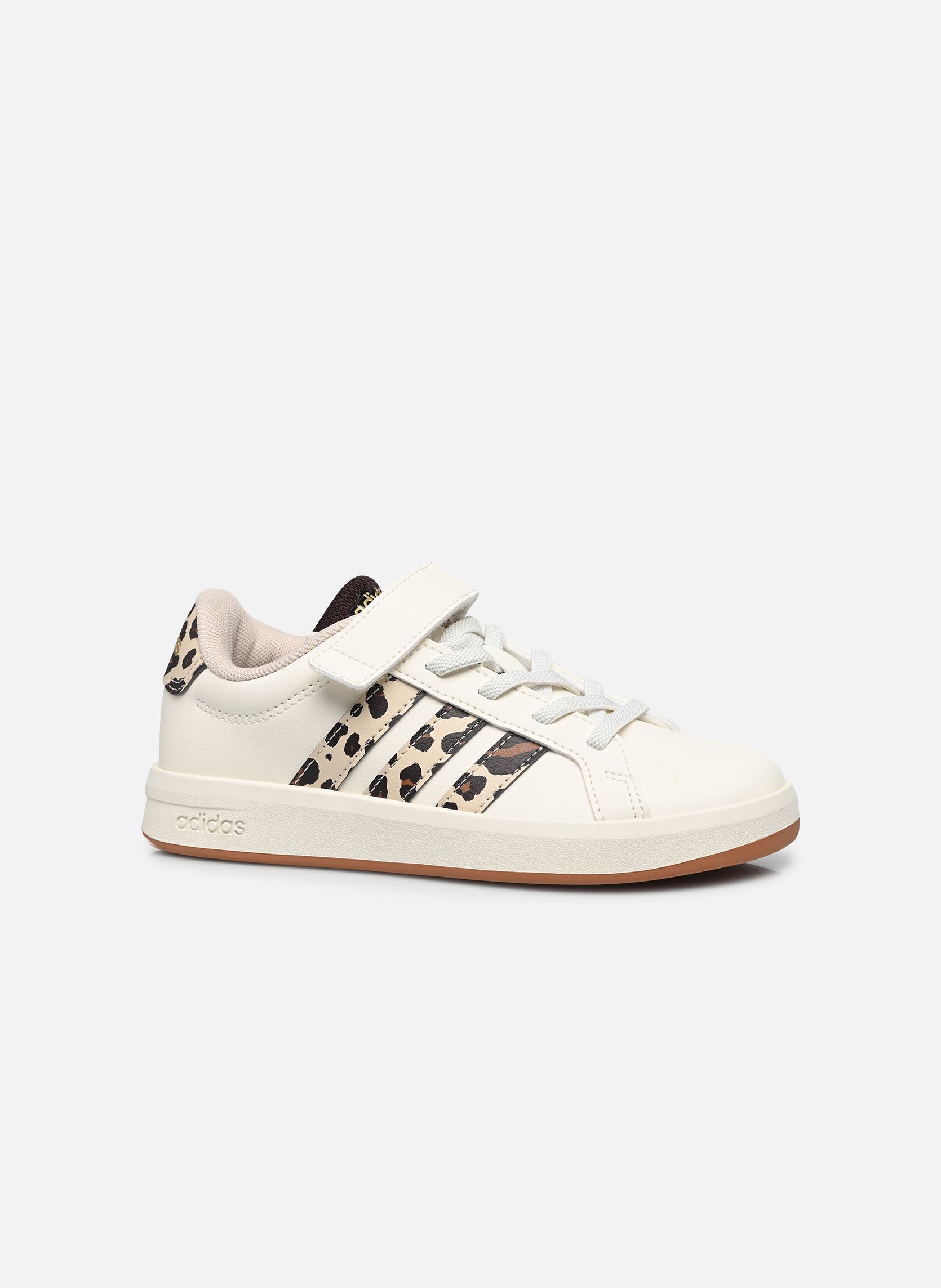 Sneaker GRAND COURT 3.0 EL mädchen weiß adidas sportswear Sneaker GRAND COURT 3.0 EL mädchen weiß CWHITE/CRLI/AUCO