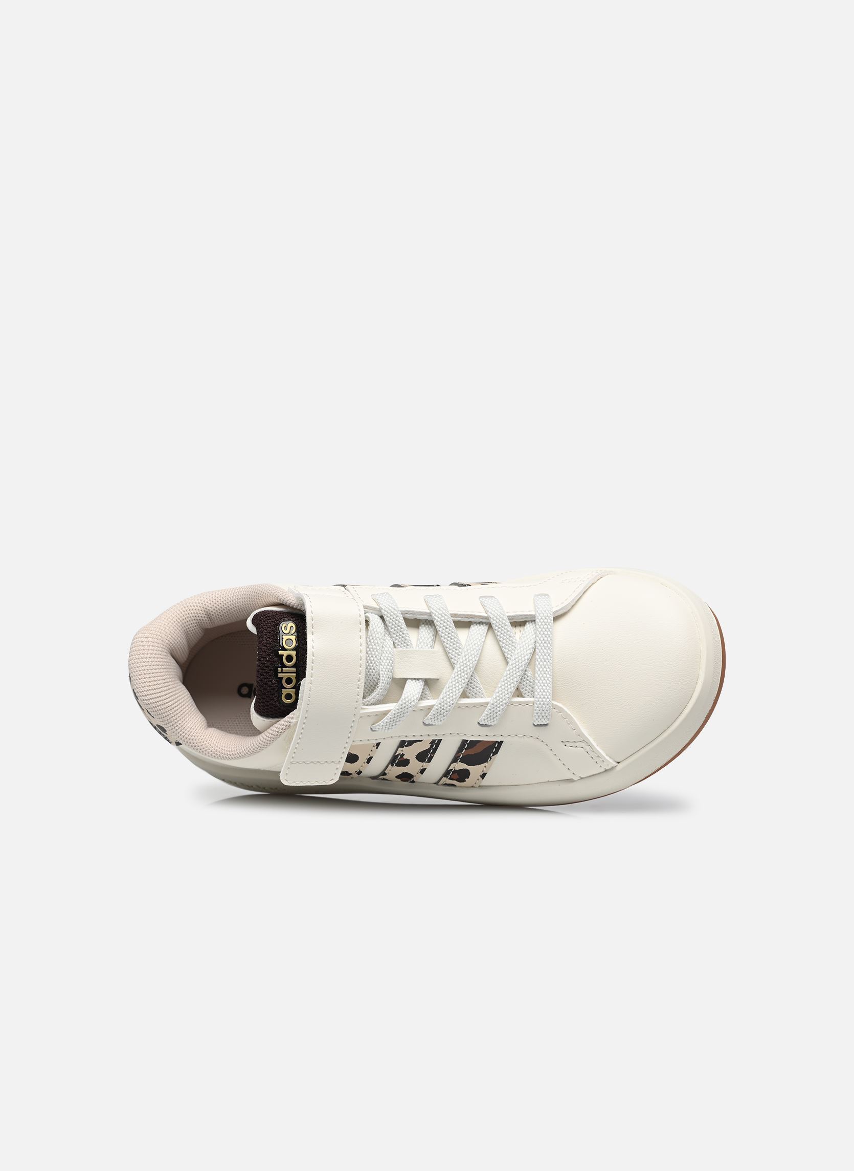 Sneaker GRAND COURT 3.0 EL mädchen weiß adidas sportswear Sneaker GRAND COURT 3.0 EL mädchen weiß CWHITE/CRLI/AUCO