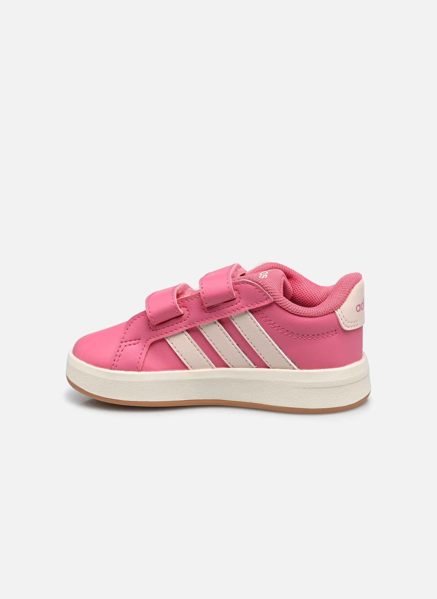 Baskets GRAND COURT 3.0 CF fille rose adidas sportswear Baskets GRAND COURT 3.0 CF fille rose PNKFUS/WONQUA/OWHITE