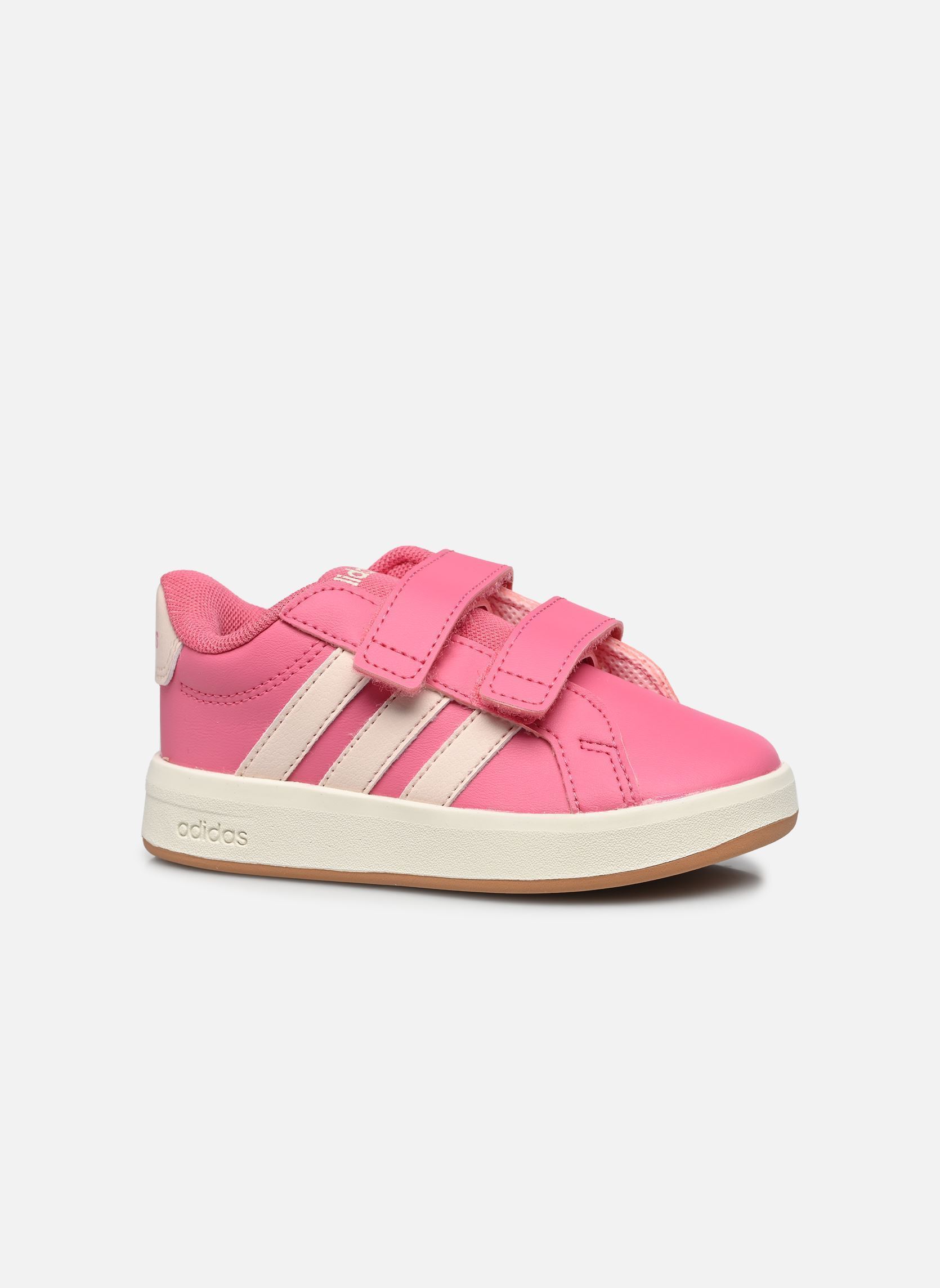 Baskets GRAND COURT 3.0 CF fille rose adidas sportswear Baskets GRAND COURT 3.0 CF fille rose PNKFUS/WONQUA/OWHITE