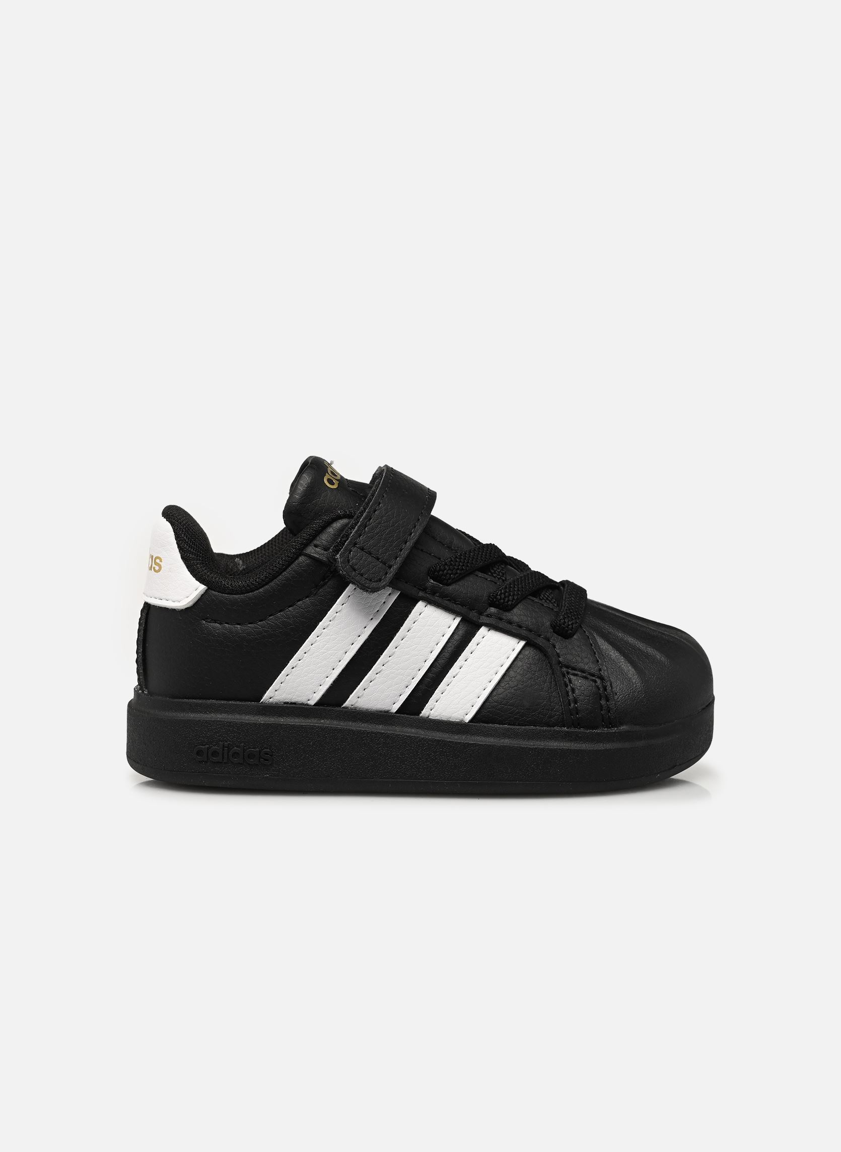 Baskets STREETTALK EL I garçon noir adidas sportswear Baskets STREETTALK EL I garçon noir CBLACK/FTWWHT/GOLDMT