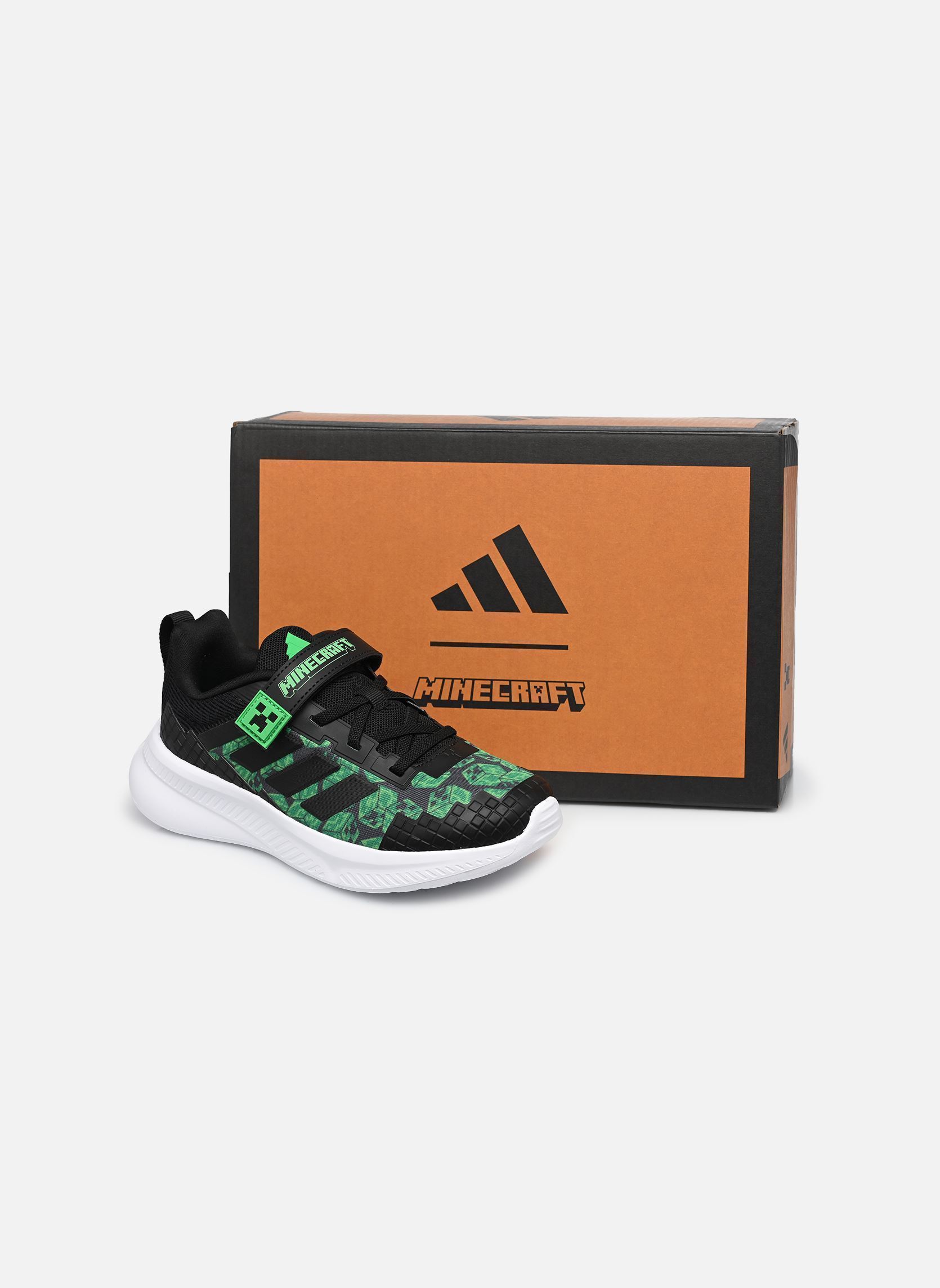 Sneaker MINECRAFT FORTARUN jungen schwarz adidas sportswear Sneaker MINECRAFT FORTARUN jungen schwarz CBLACK/CBLACK/FTWWHT