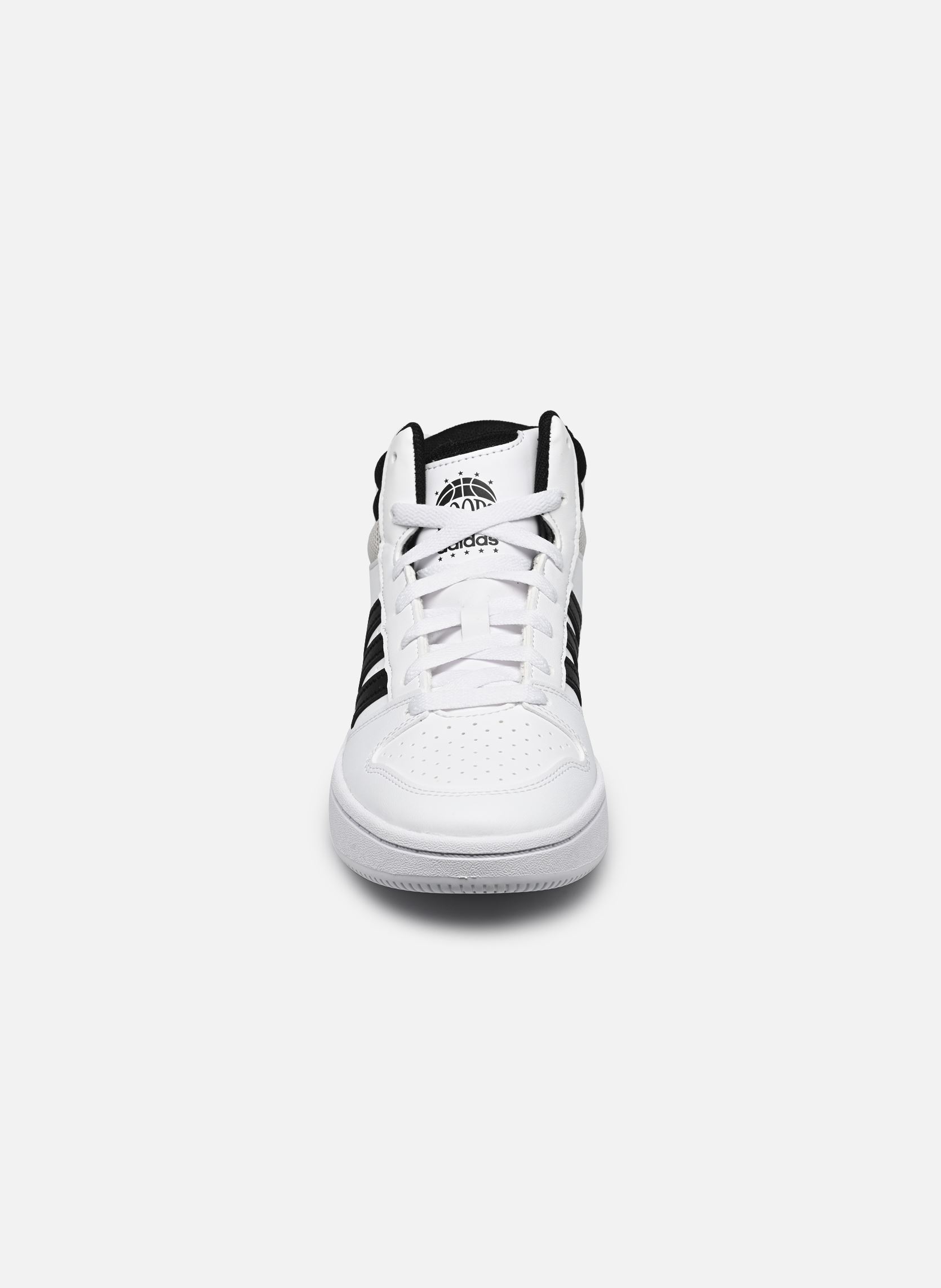 Sportschuhe HOOPS MID CLASSIC J jungen weiß adidas sportswear Sportschuhe HOOPS MID CLASSIC J jungen weiß Ftwwht/Cblack/Orbgry