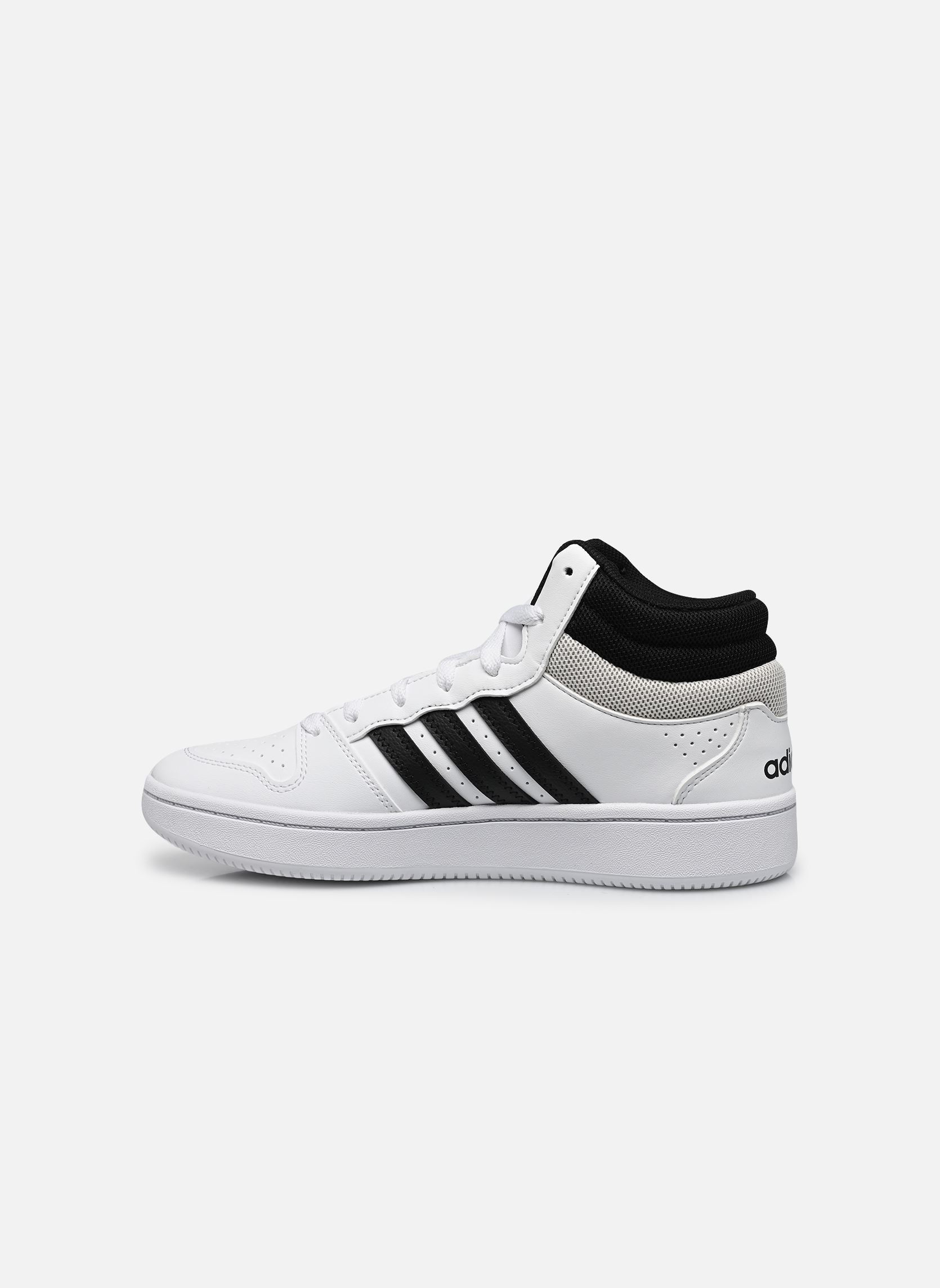 Sportschuhe HOOPS MID CLASSIC J jungen weiß adidas sportswear Sportschuhe HOOPS MID CLASSIC J jungen weiß Ftwwht/Cblack/Orbgry