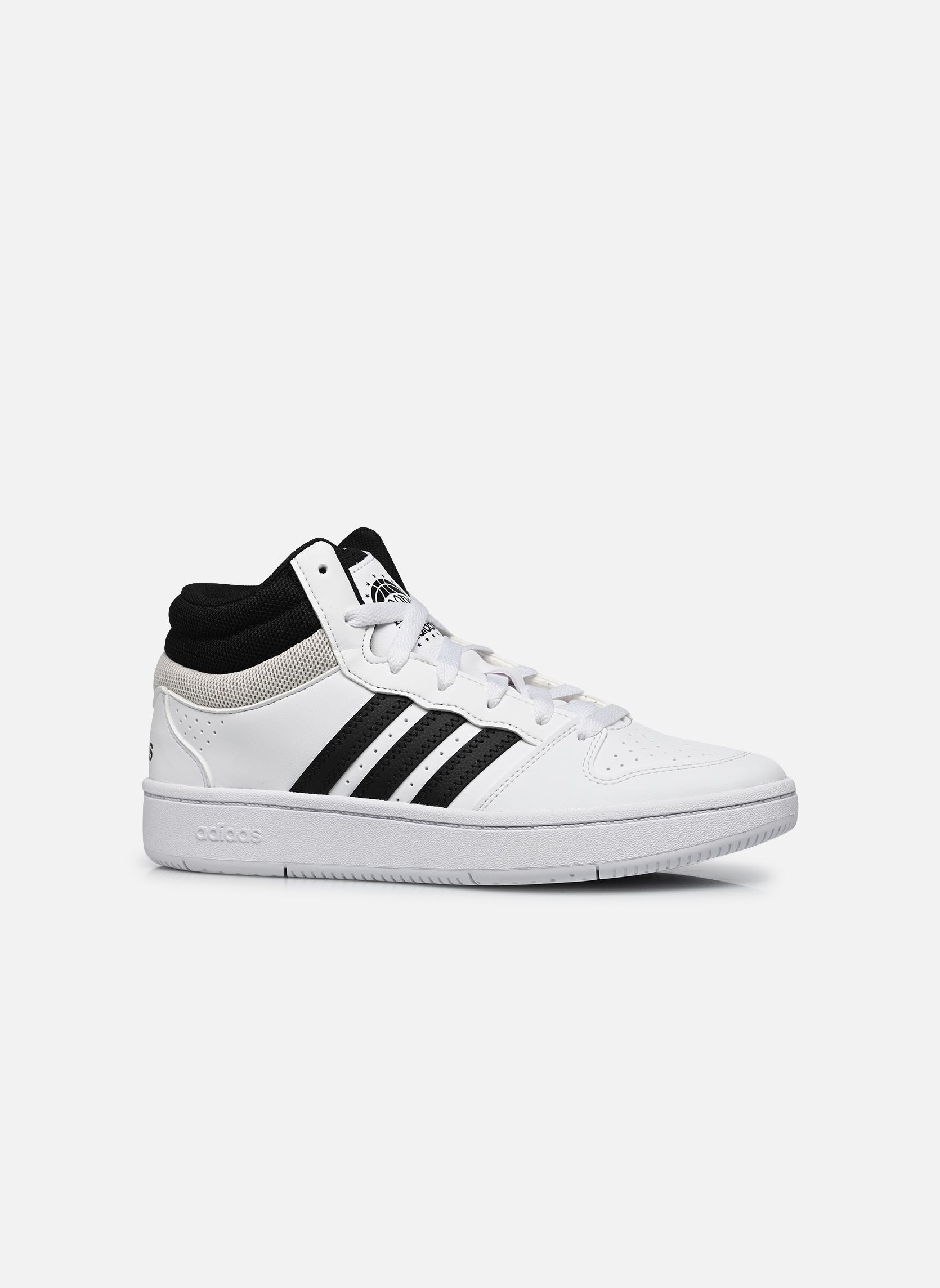 Sportschuhe HOOPS MID CLASSIC J jungen weiß adidas sportswear Sportschuhe HOOPS MID CLASSIC J jungen weiß Ftwwht/Cblack/Orbgry