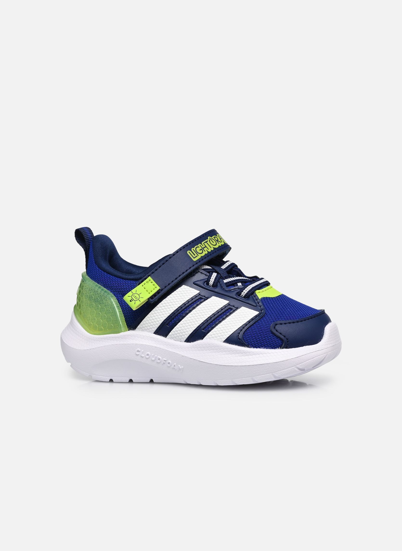 Baskets basses LIGHTORAMA RNR EL I garçon bleu adidas sportswear Baskets basses LIGHTORAMA RNR EL I garçon bleu LUCBLU/FTWWHT/SSLIME