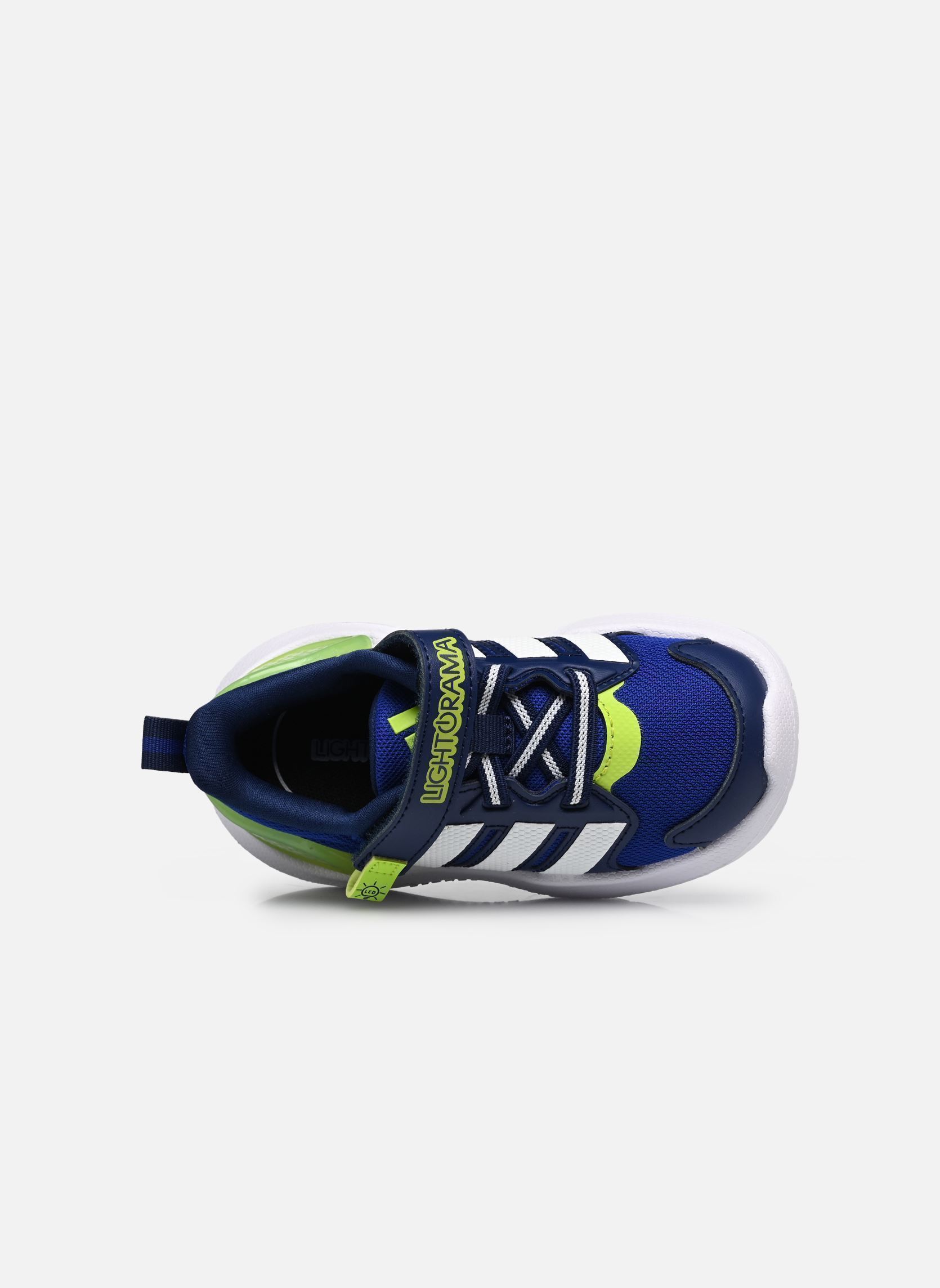 Baskets basses LIGHTORAMA RNR EL I garçon bleu adidas sportswear Baskets basses LIGHTORAMA RNR EL I garçon bleu LUCBLU/FTWWHT/SSLIME