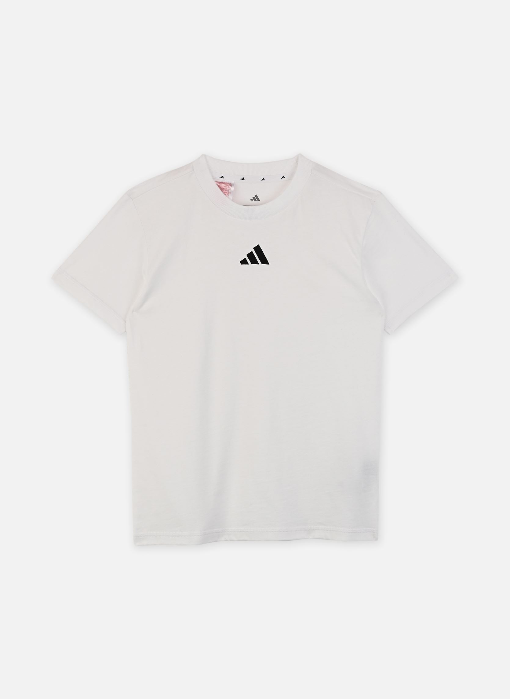 Tee-shirts manches courtes J SL TEE 160 blanc adidas sportswear Tee-shirts manches courtes J SL TEE 160 blanc WHITE/BLACK
