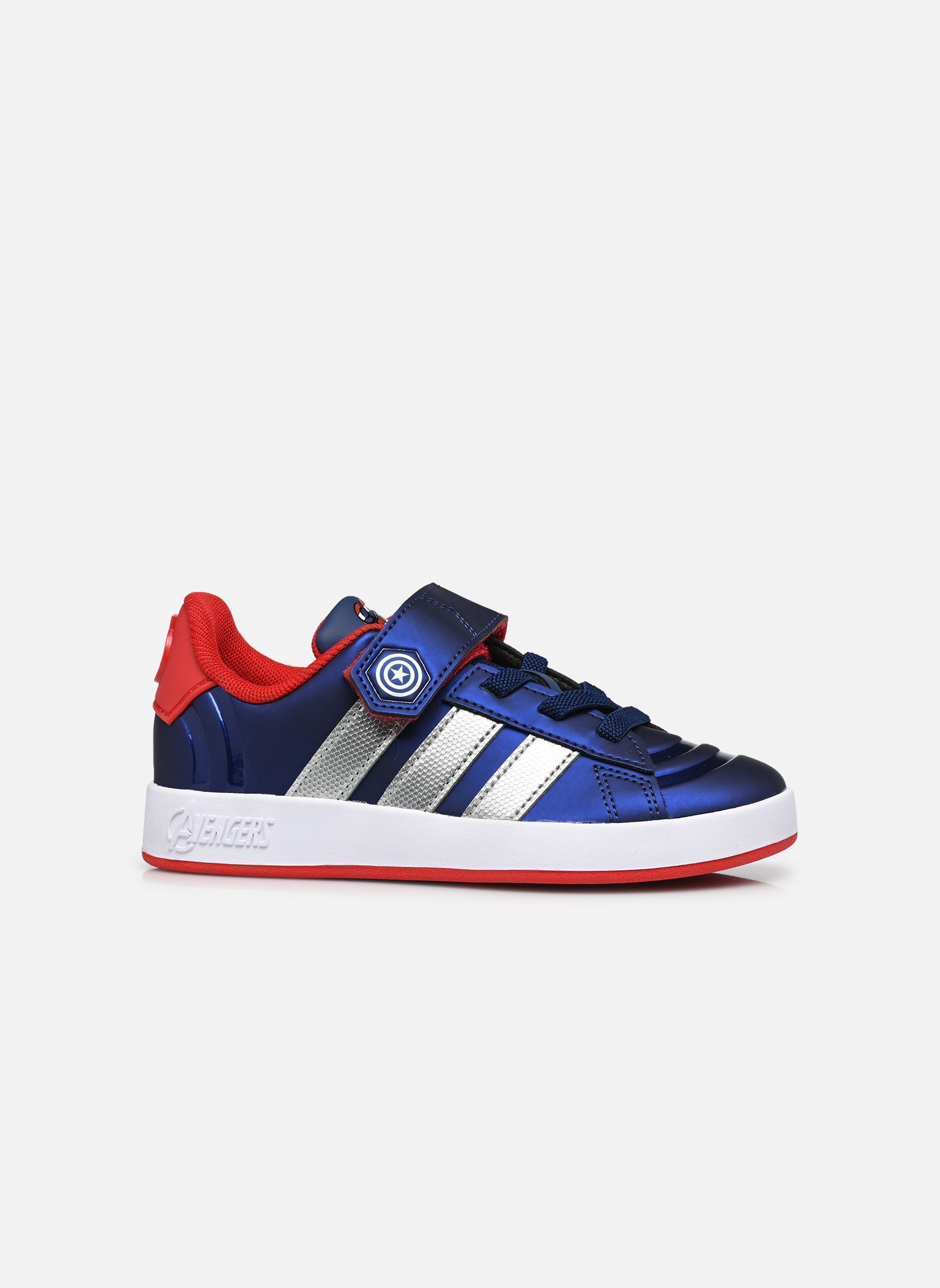 Niedrige Sneaker GRAND COURT CAPT AM jungen blau adidas sportswear Niedrige Sneaker GRAND COURT CAPT AM jungen blau DKBLUE/MSILVE/BETSCA