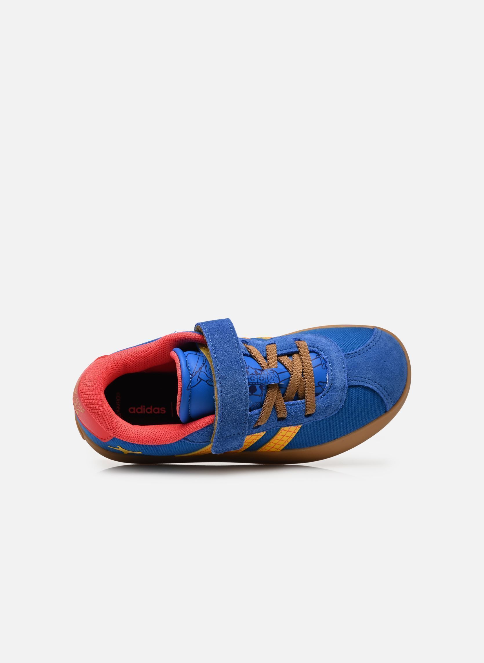 Baskets VL COURT WOODY EL C garçon bleu adidas sportswear Baskets VL COURT WOODY EL C garçon bleu BROYAL/BOGOLD/SELURE