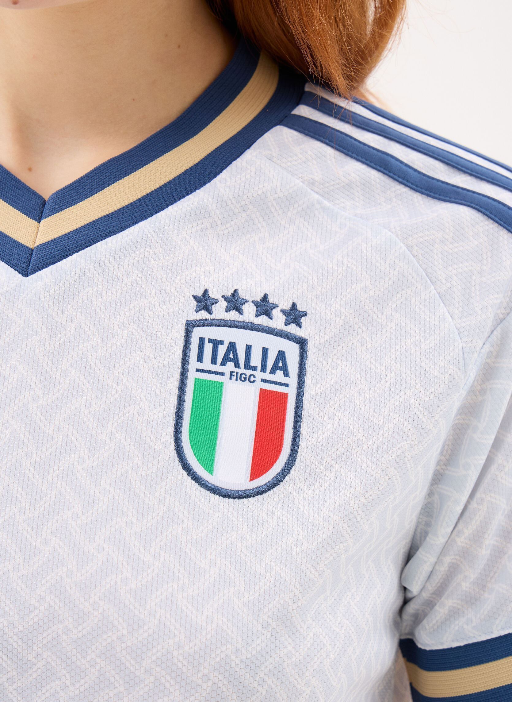 Tee-shirts FIGC A JSY W femme bleu adidas performance Tee-shirts FIGC A JSY W femme bleu AERBLU