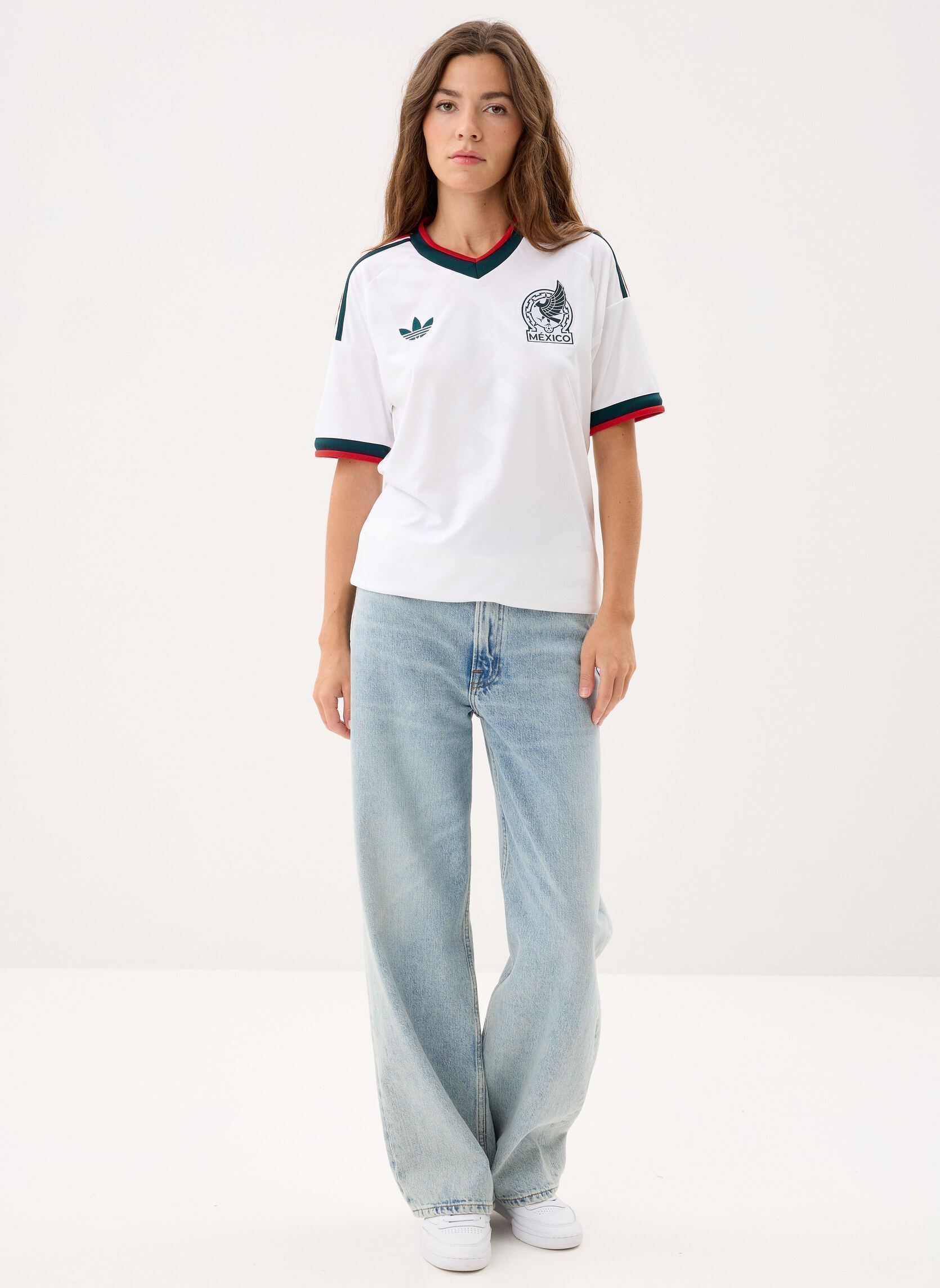 T-shirts FMF A JSY D dames wit adidas performance T-shirts FMF A JSY D dames wit White